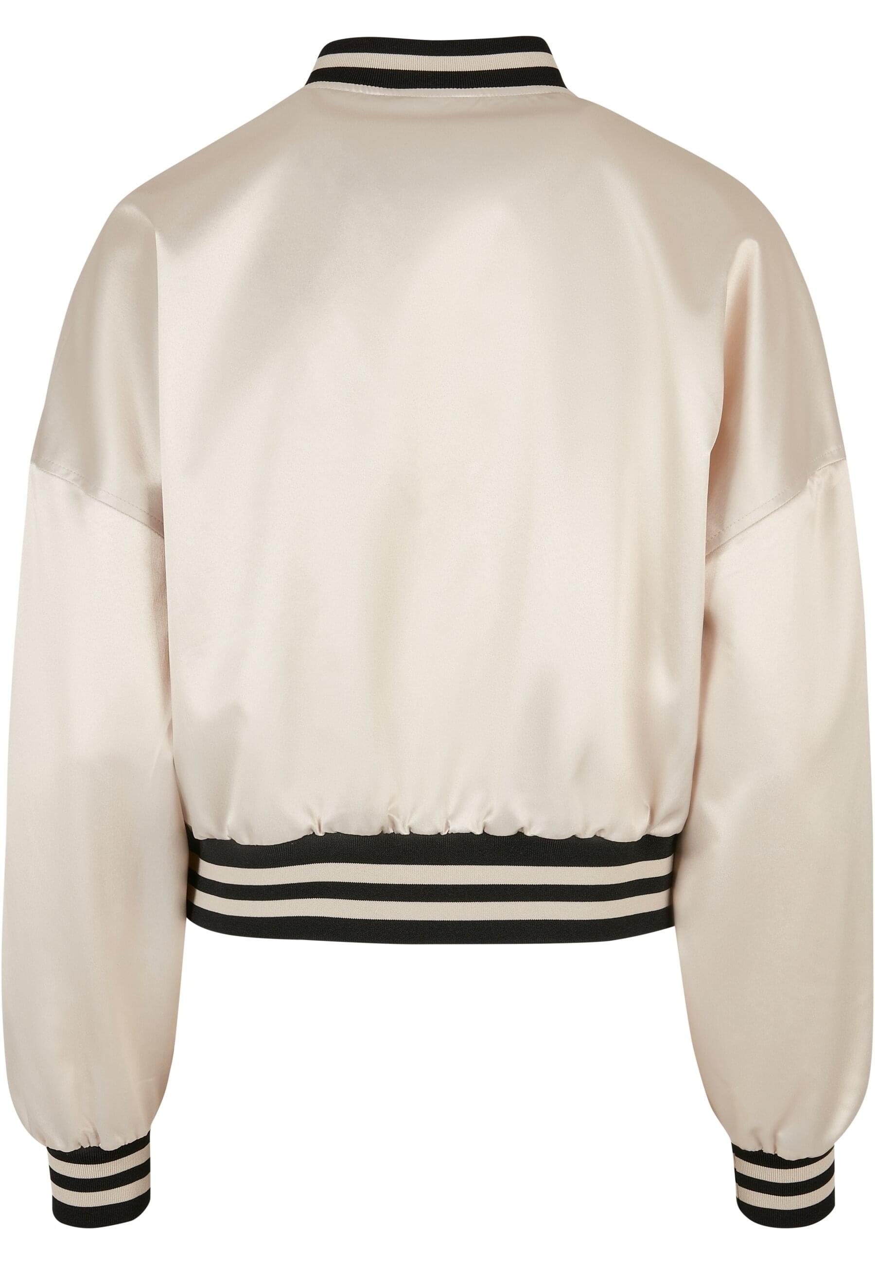 URBAN CLASSICS Collegejacke »Urban Classics Damen Ladies Short Oversized Satin College Jacket«, (1 St.), ohne Kapuze