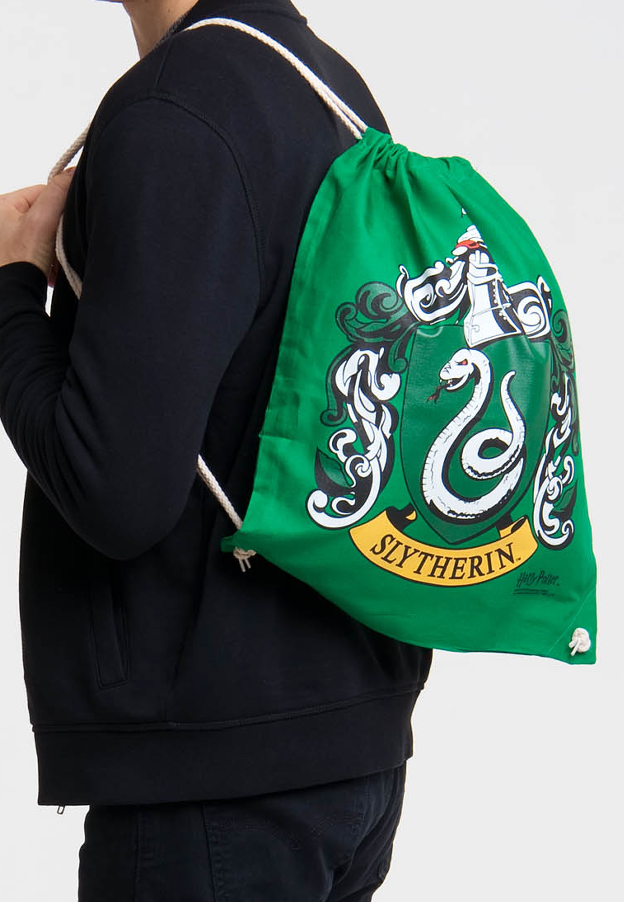 LOGOSHIRT Kulturbeutel »Harry Potter - Slytherin Logo«, mit Slytherin-Wappen