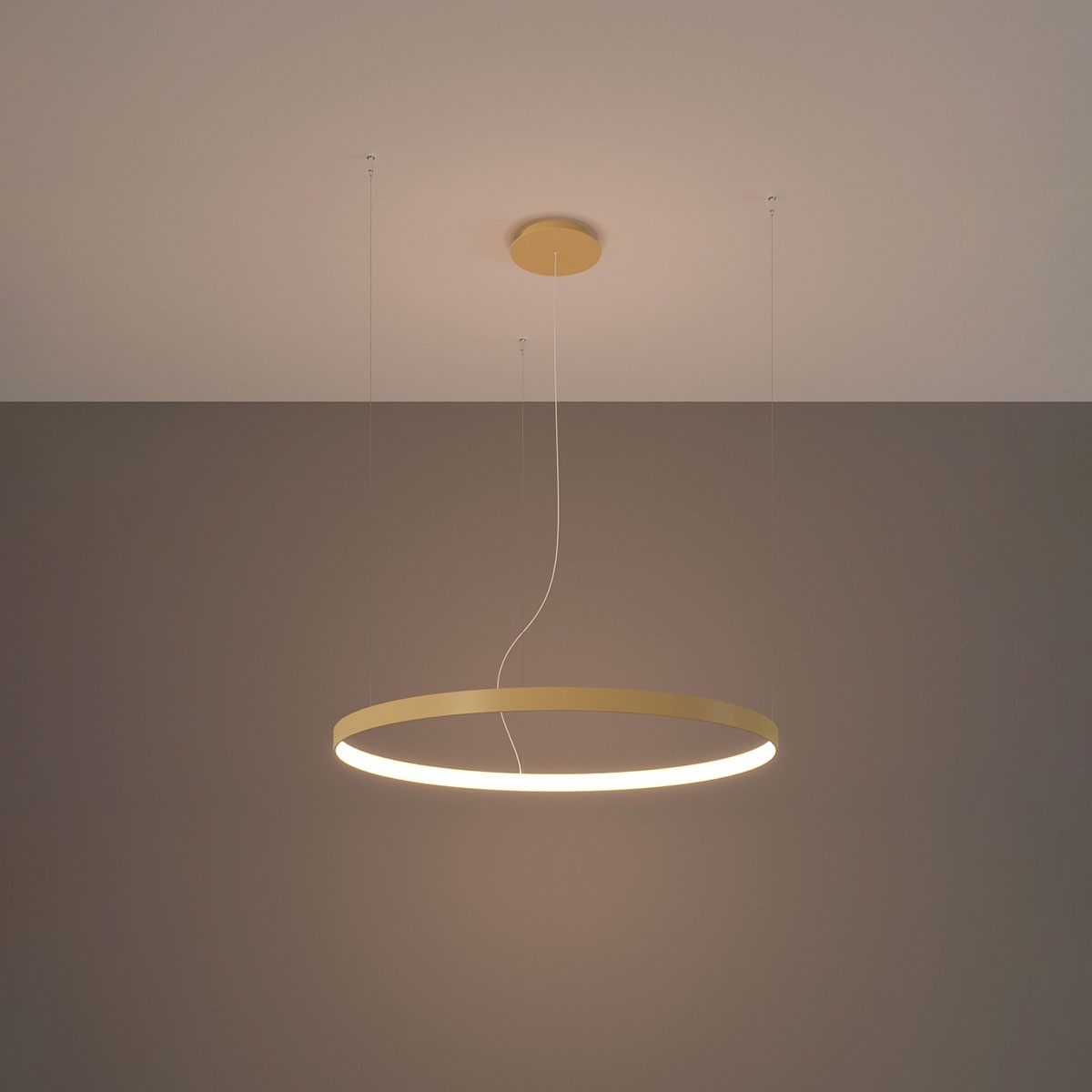 SOLLUX lighting Kronleuchter »RIO«, 1 flammig, Leuchtmittel LED-Modul | LED fest integriert, Verteiltes Licht