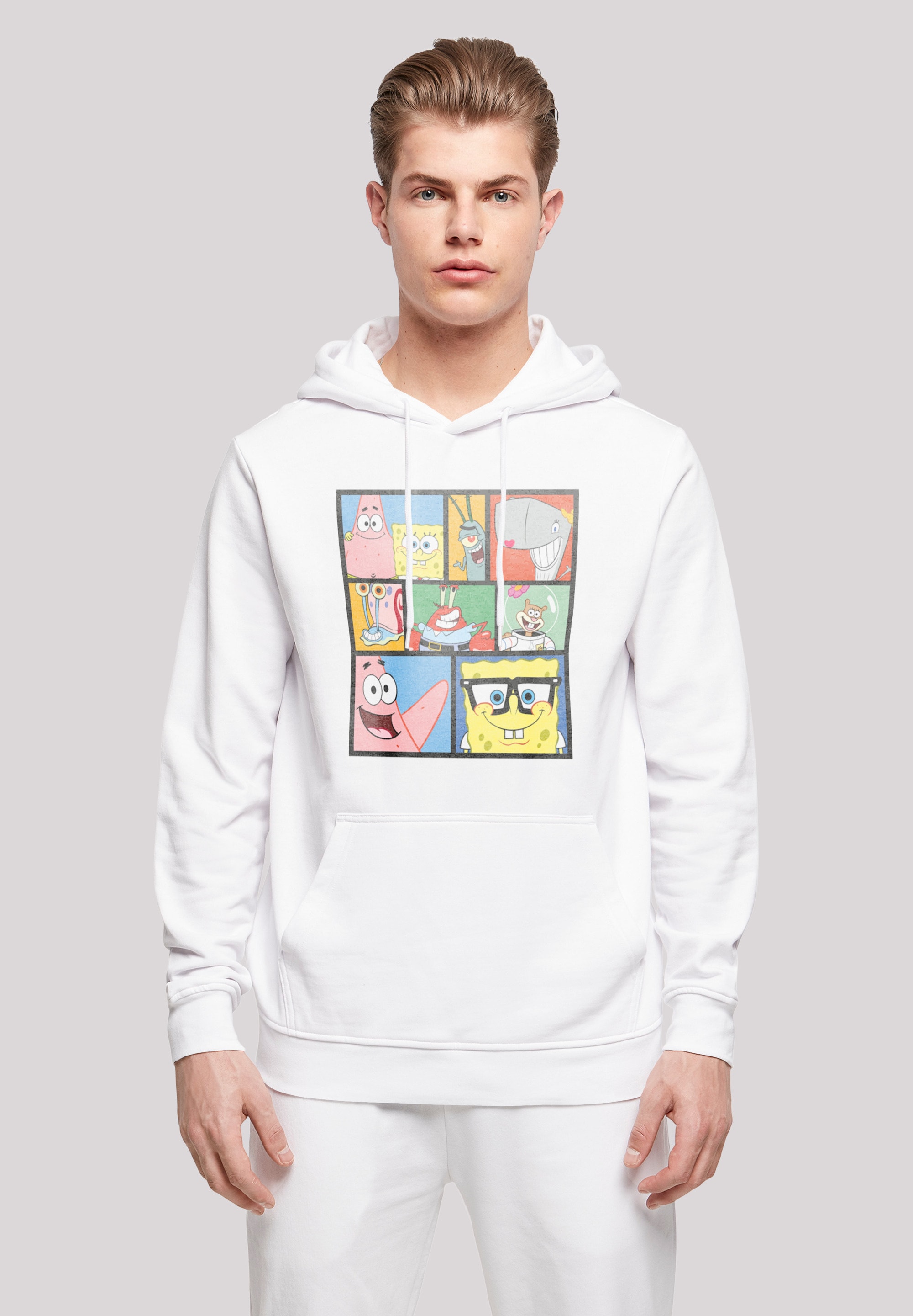 F4NT4STIC Kapuzenpullover "Spongebob Schwammkopf Collage", Print