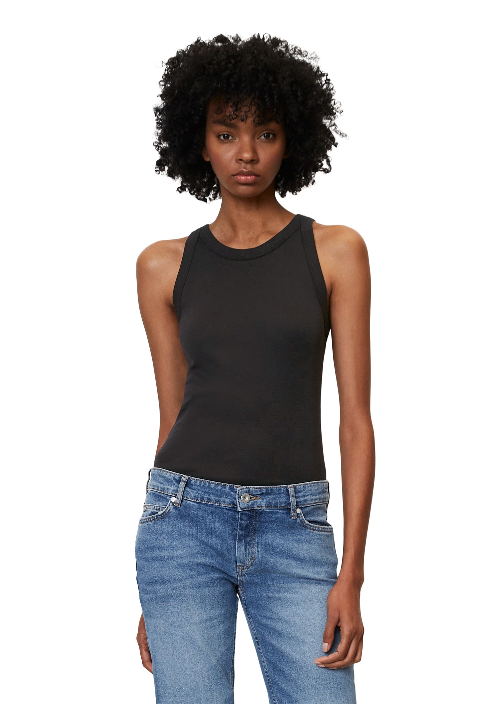 Marc O'Polo Marškinėliai »aus Organic-Cotton-Rib-J...
