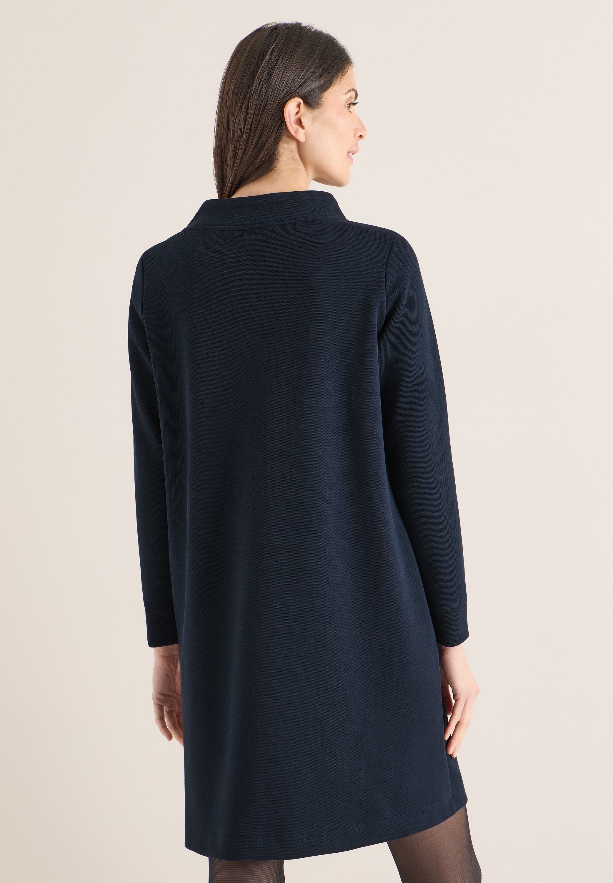 Cecil Midikleid Ohne Taschen mit Stehkragen