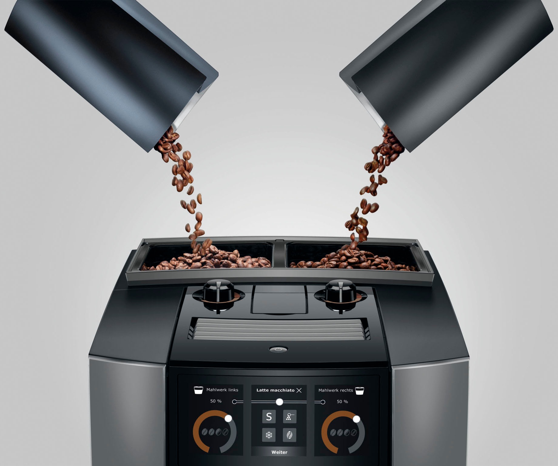 JURA Kaffeevollautomat »15706 J10 twin Diamond Onyx (EA)«