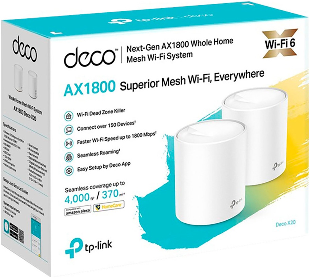 TP-Link Access Point »Deco X20 (2er Set)«, (Set, 2 St., 2er Set)