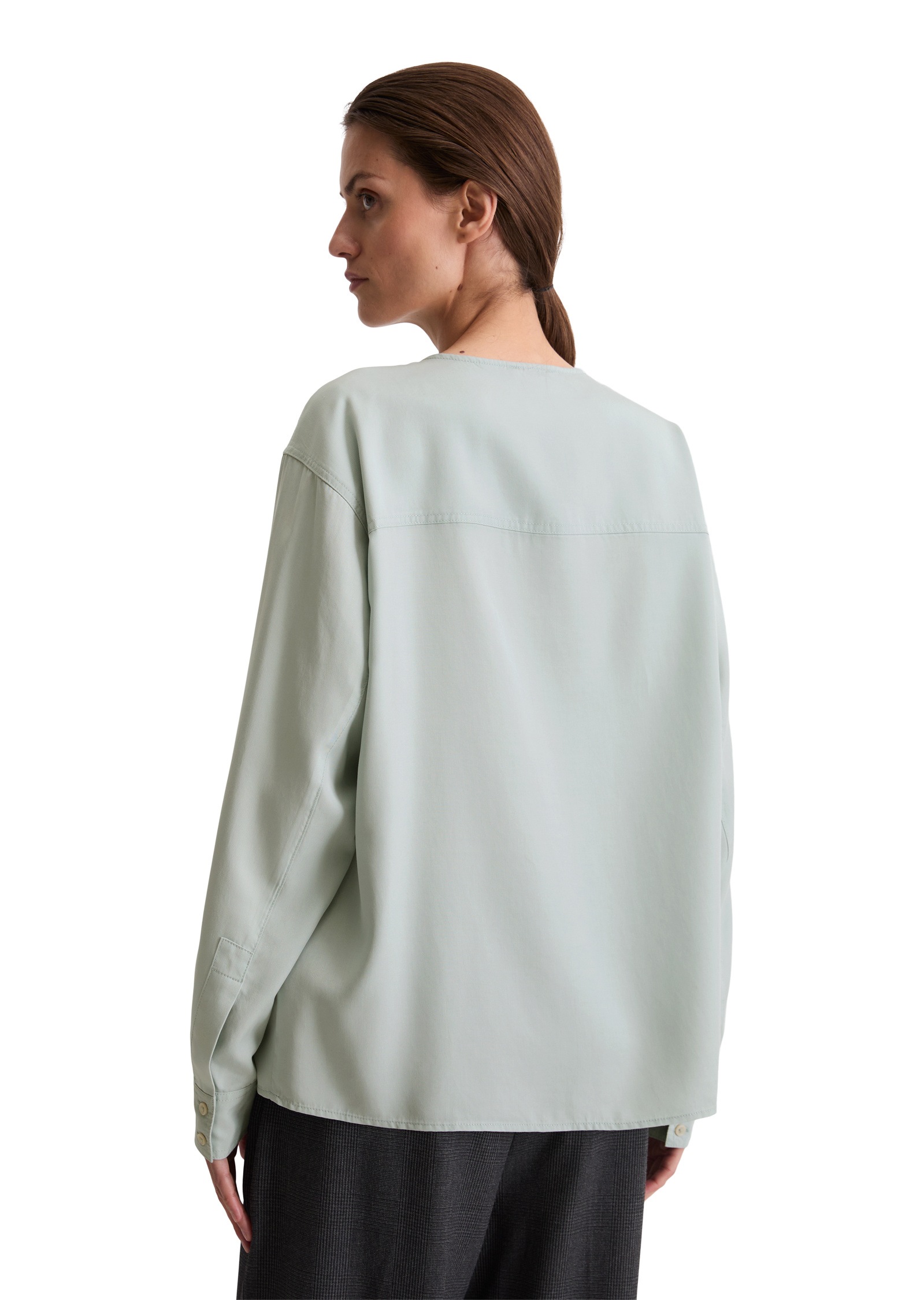 Thumbnail - Marc OPolo Langarmbluse "aus TENCEL™ Lyocell"