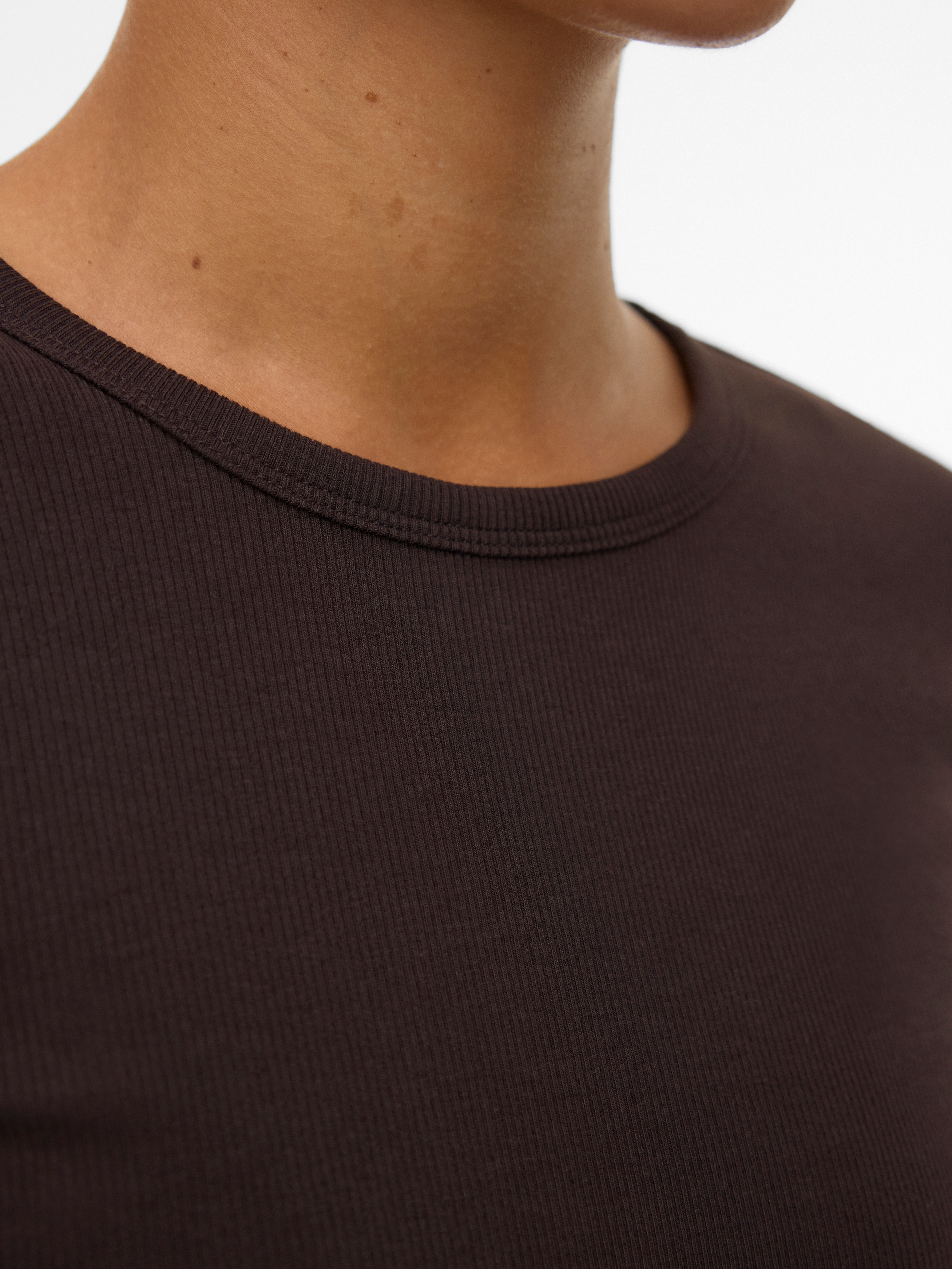 Thumbnail - Vero Moda Langarmshirt "VMCHLOE LS SHORT TOP JRS NOOS" Baumwollmischung