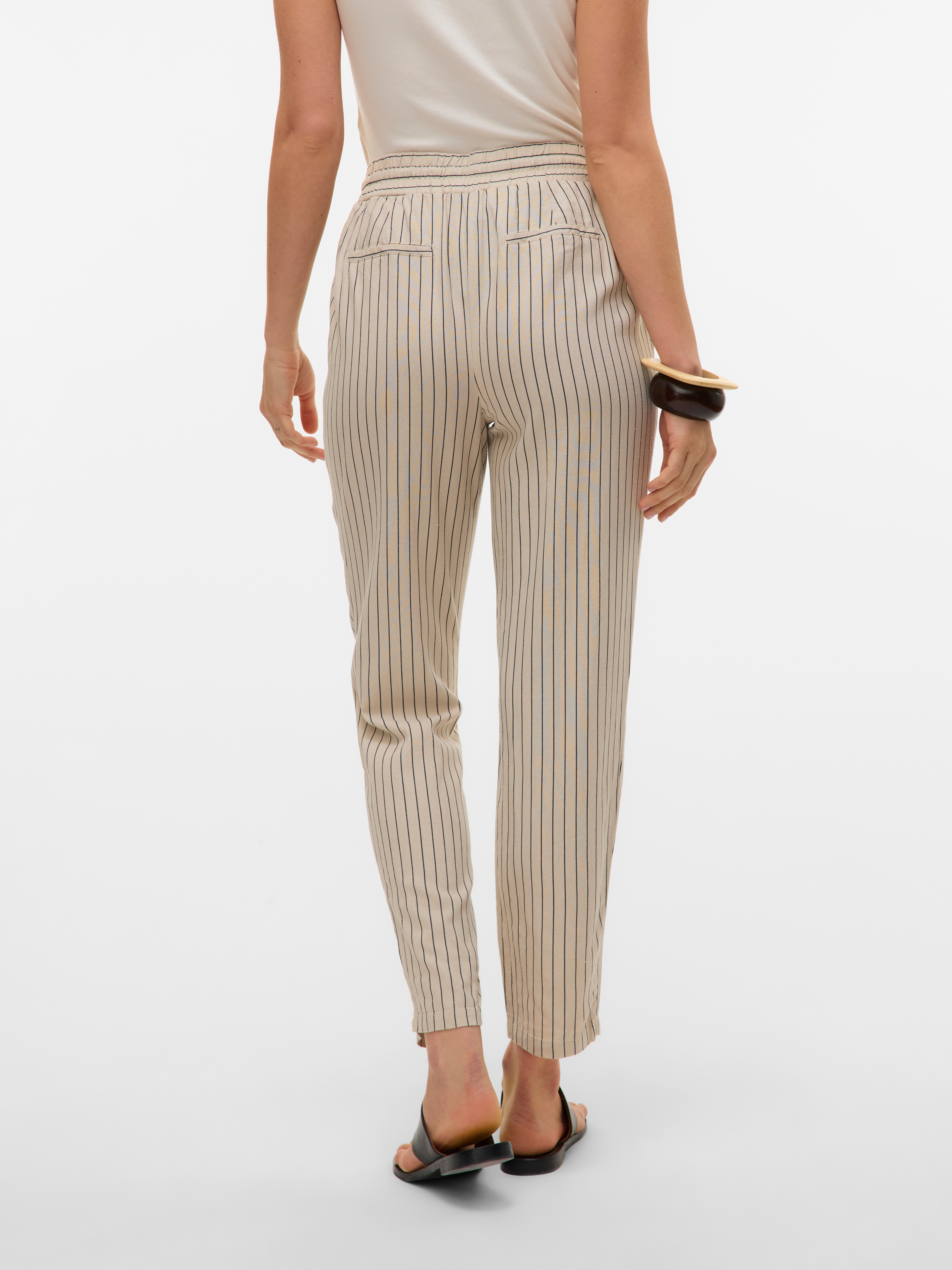 Thumbnail - Vero Moda Schlupfhose "VMJESMILO ANKLE PANTS GA NOOS", Sommerhose, mit Leinen