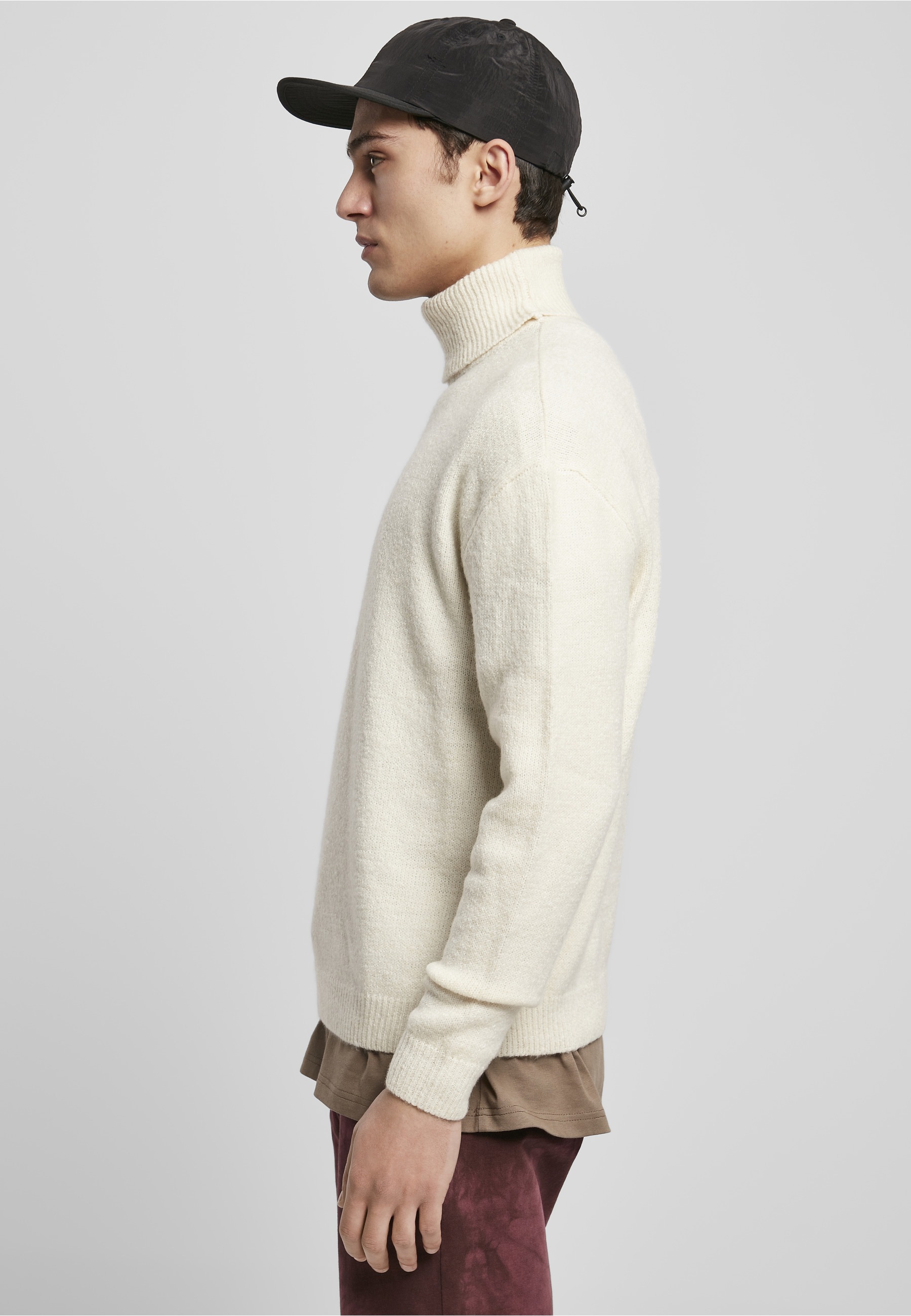 URBAN CLASSICS Sweatshirt »Urban Classics Herren Oversized Roll Neck Sweater«, 1 Stk.
