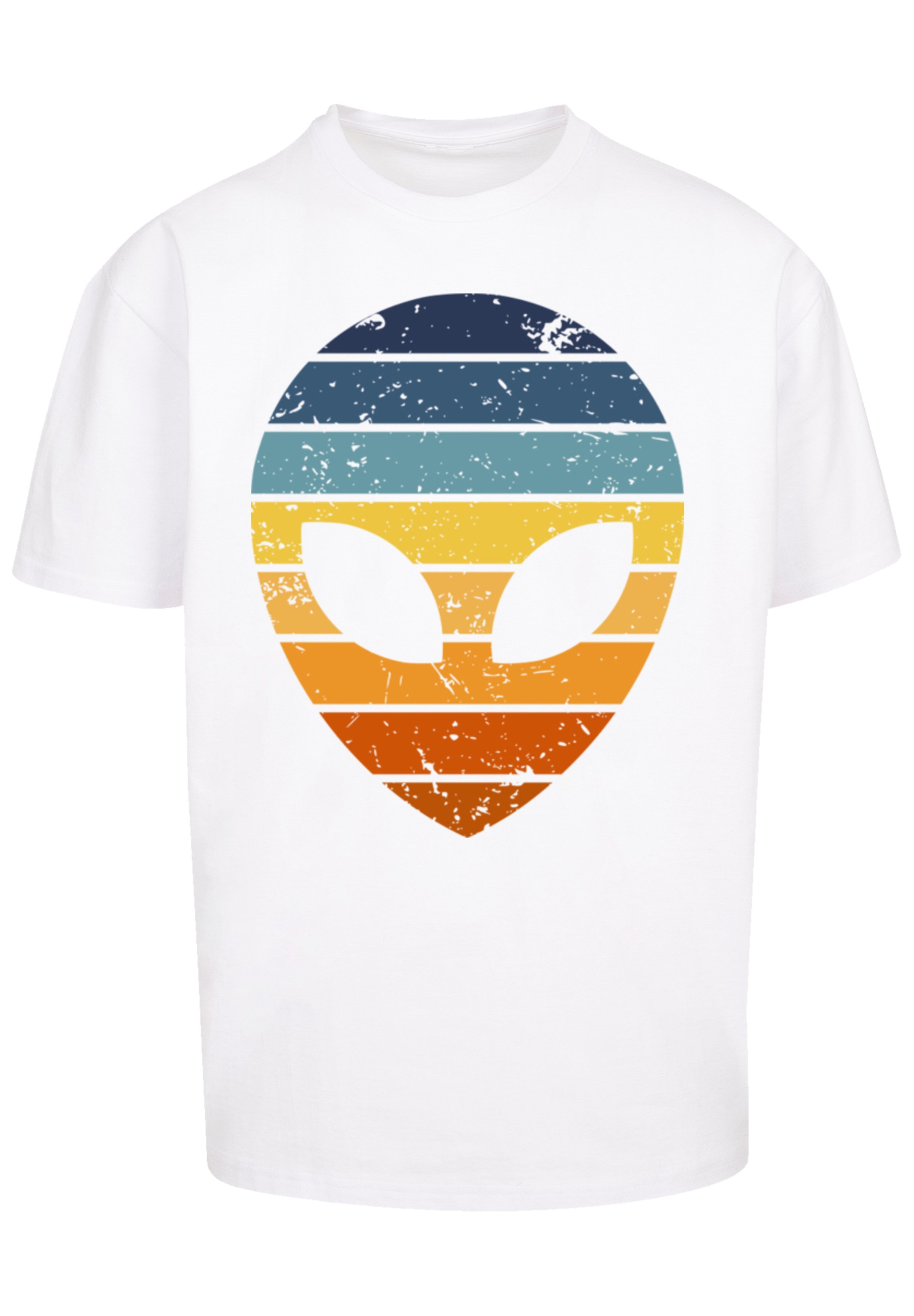 F4NT4STIC T-Shirt »Alien Sonnenuntergang Retro«, Premium Qualität