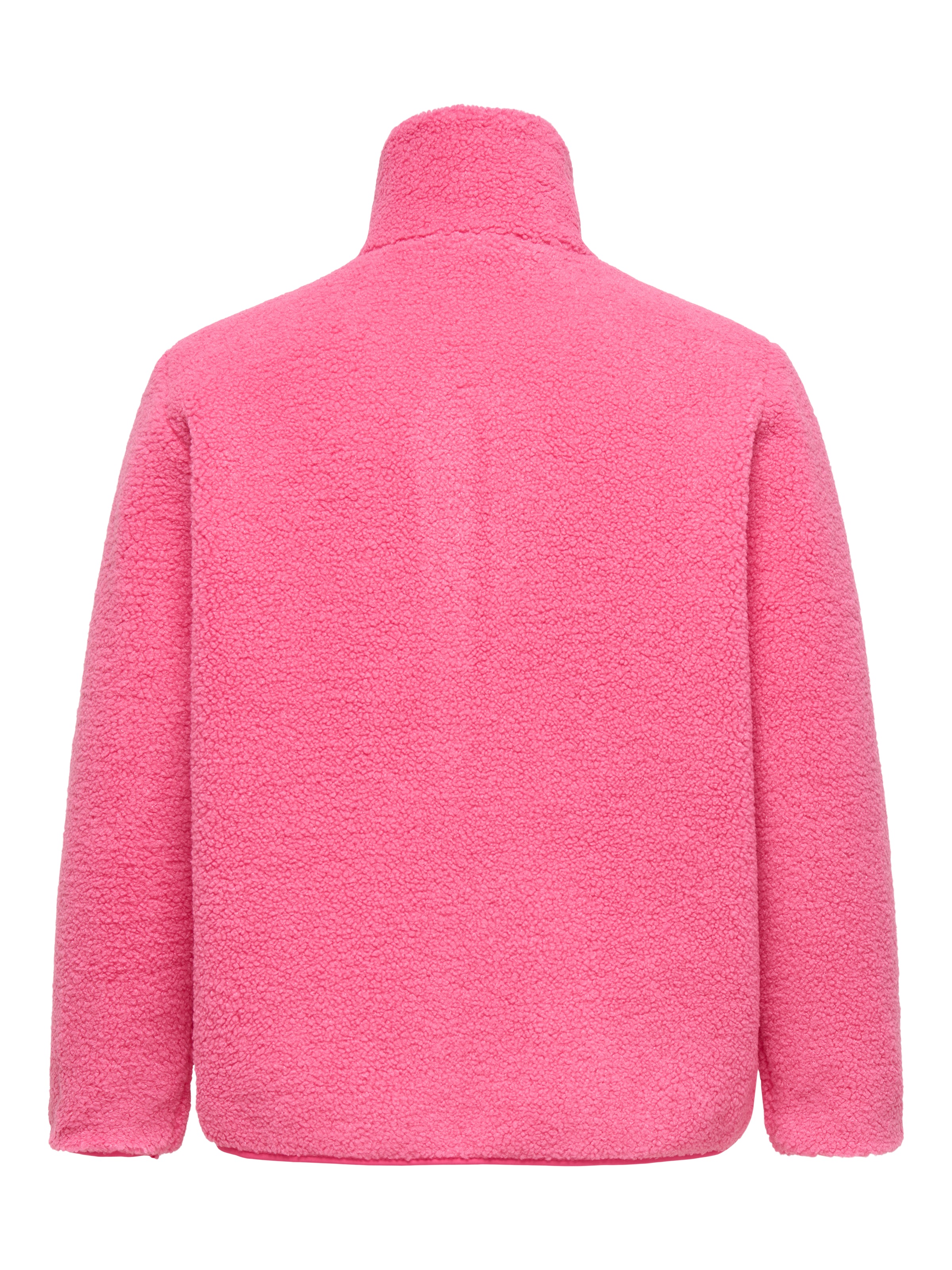 ONLY CARMAKOMA Plüschjacke »CARHOLLY TEDDY L/S ZIP SWT«