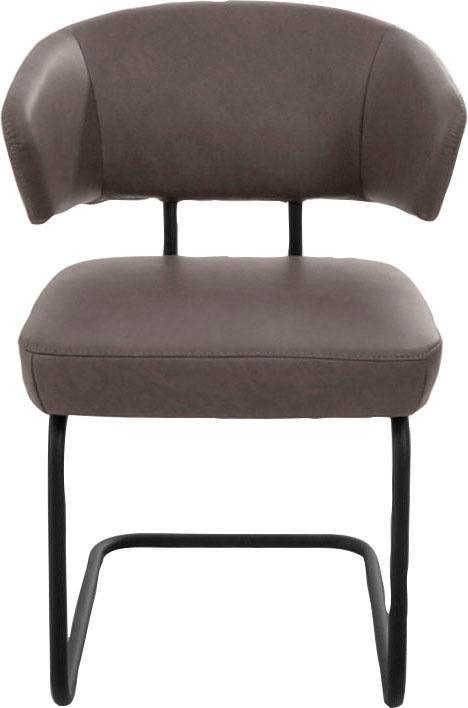 K+W Komfort & Wohnen Freischwinger "Mikkado Tube" () 1 Stk.abgerundeter Rüc günstig online kaufen