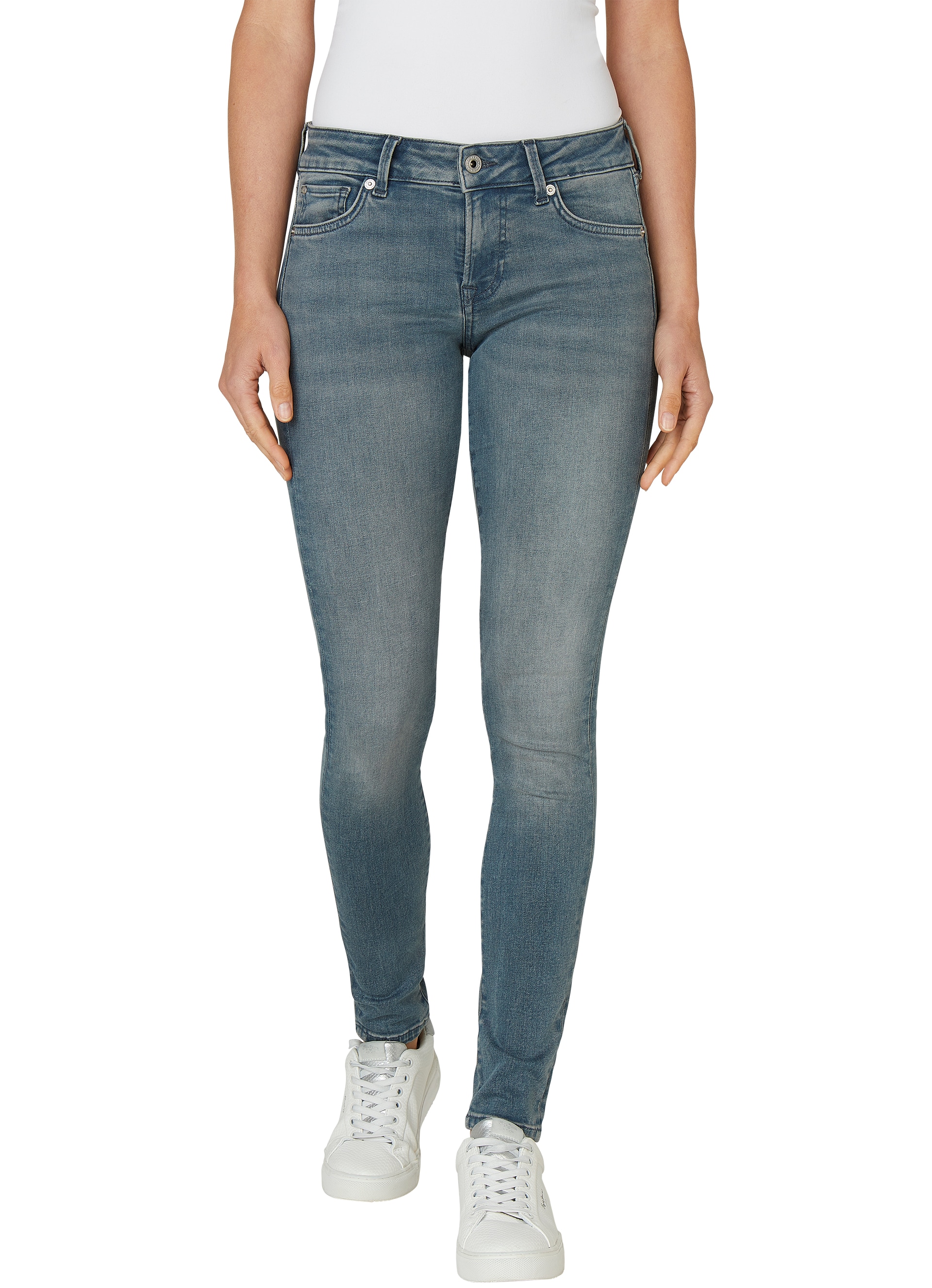 Pepe Jeans Skinny-fit-Jeans "SKINNY JEANS LW", in verschiedenen Waschungen günstig online kaufen
