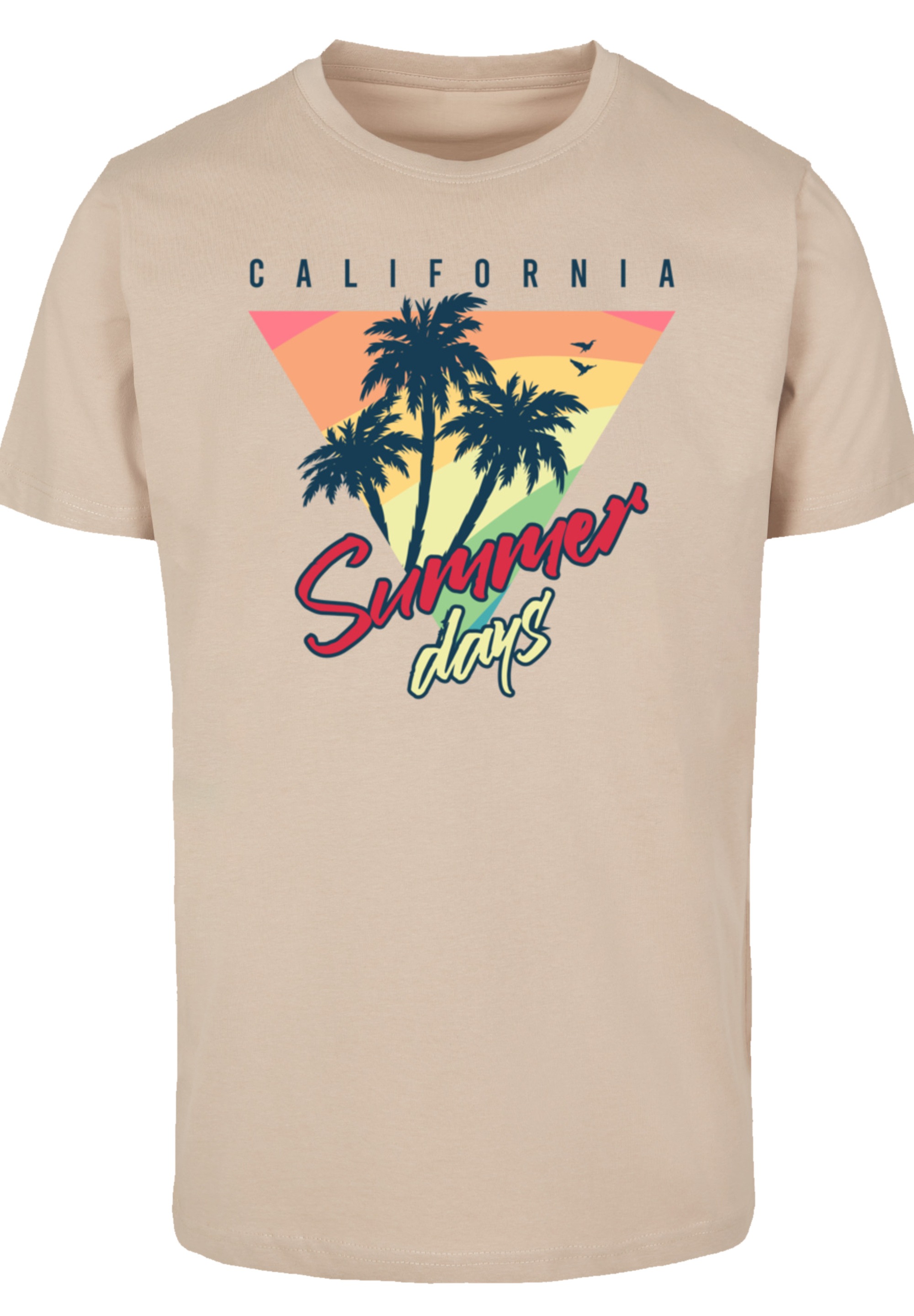 F4NT4STIC T-Shirt »California Palmen Retro«, Premium Qualität