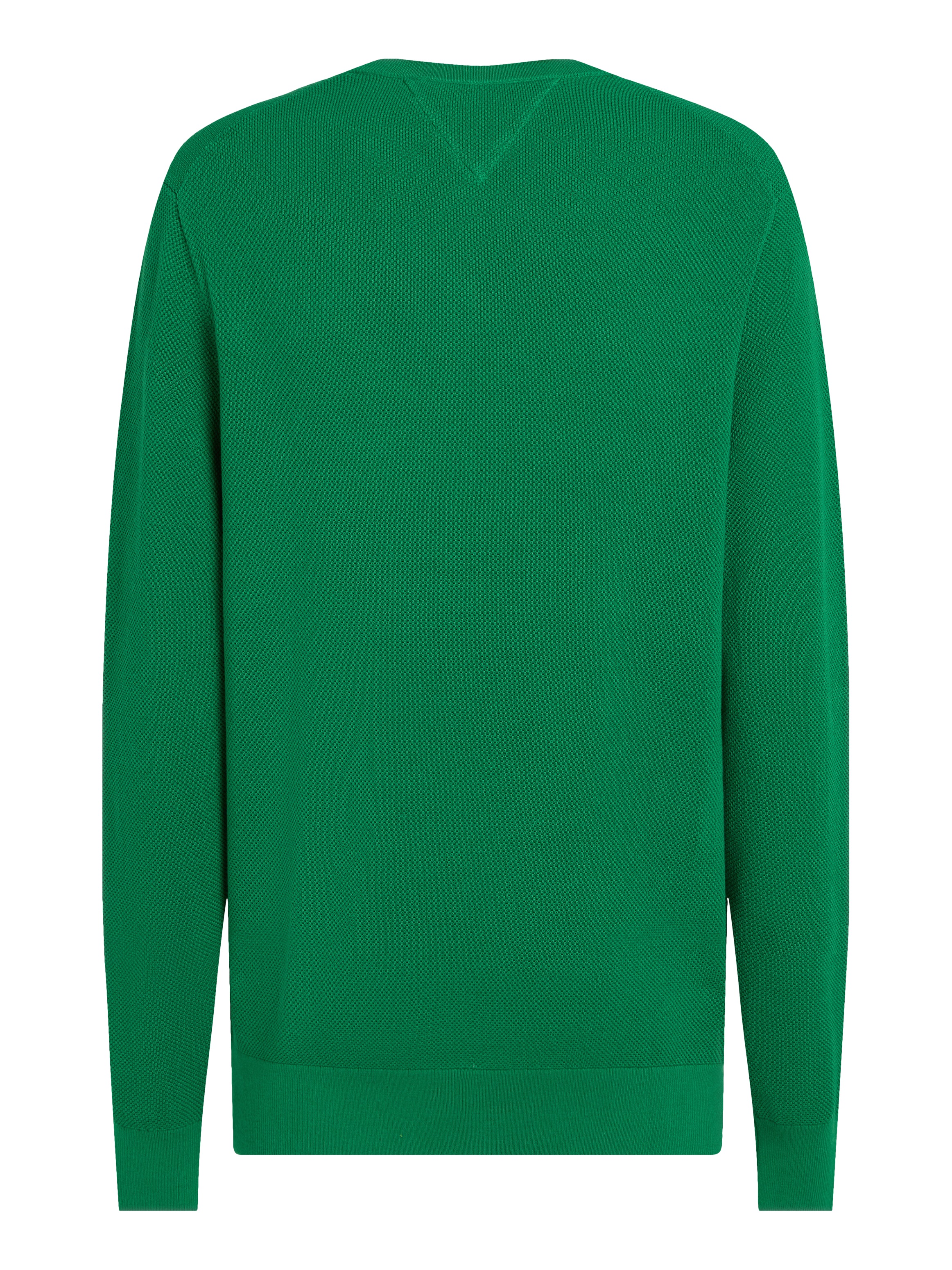 Tommy Hilfiger Rundhalspullover »ESSENTIAL STRUCTURE CREW NECK mit Struktur und Label« unifarben, casual, regular fit, Baumwolle, Rundhals