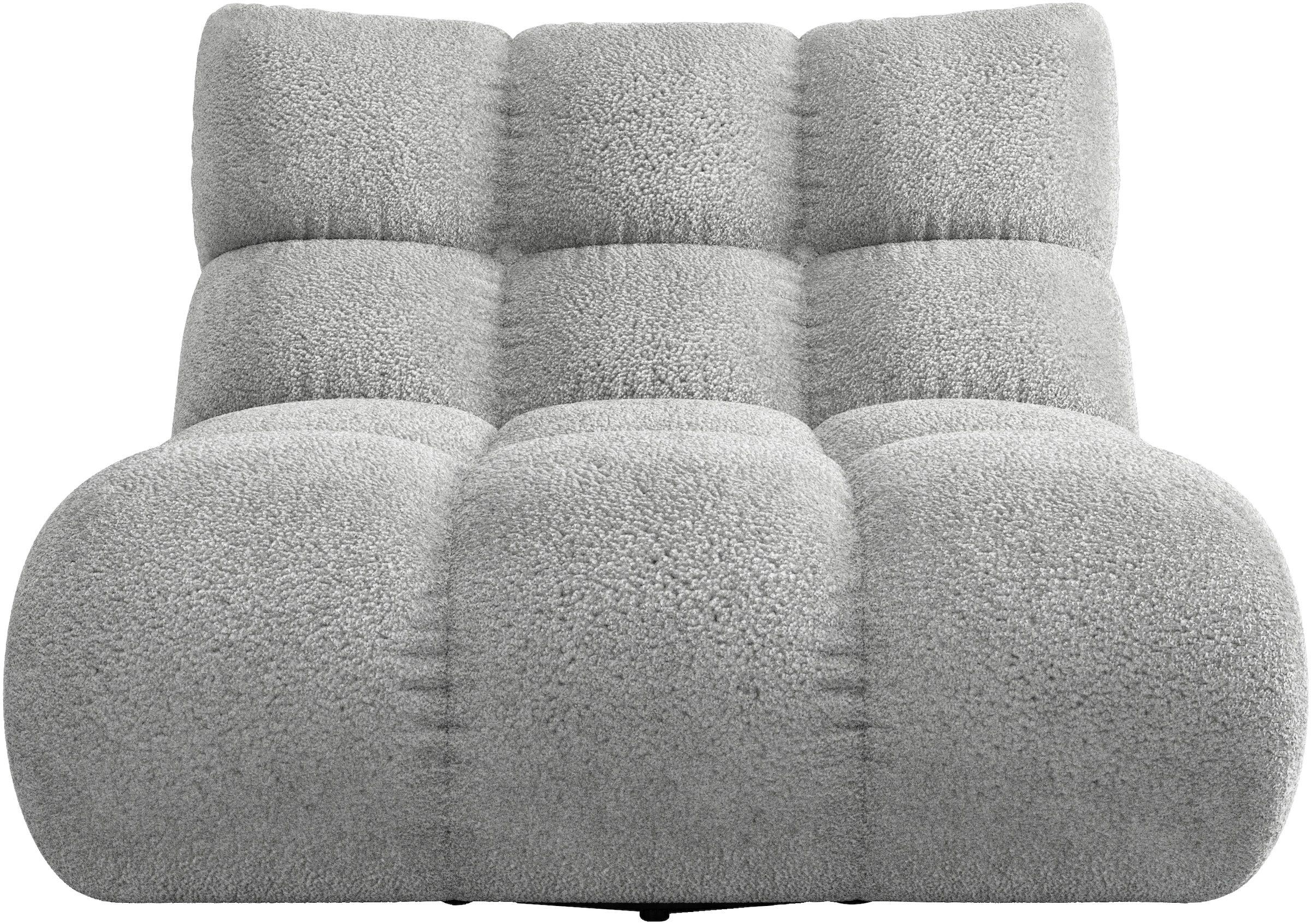 Home affaire 1,5-Sitzer "Cozy Bubble, 360 drehbarer Sessel, Breite 107 cm" mit eleganter Steppung, Rundumbezug & weicher Polsterung