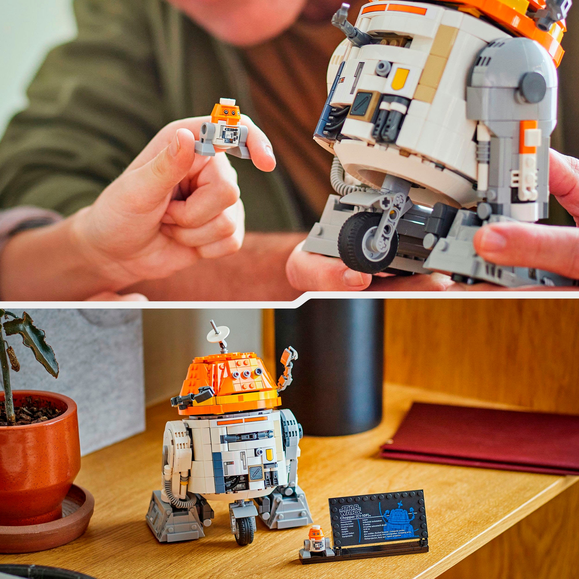 LEGO® Konstruktionsspielsteine »Astromech-Droide Chopper (C1-10P) (75416), LEGO Star Wars ™«, (1039 St.), Made in Europe