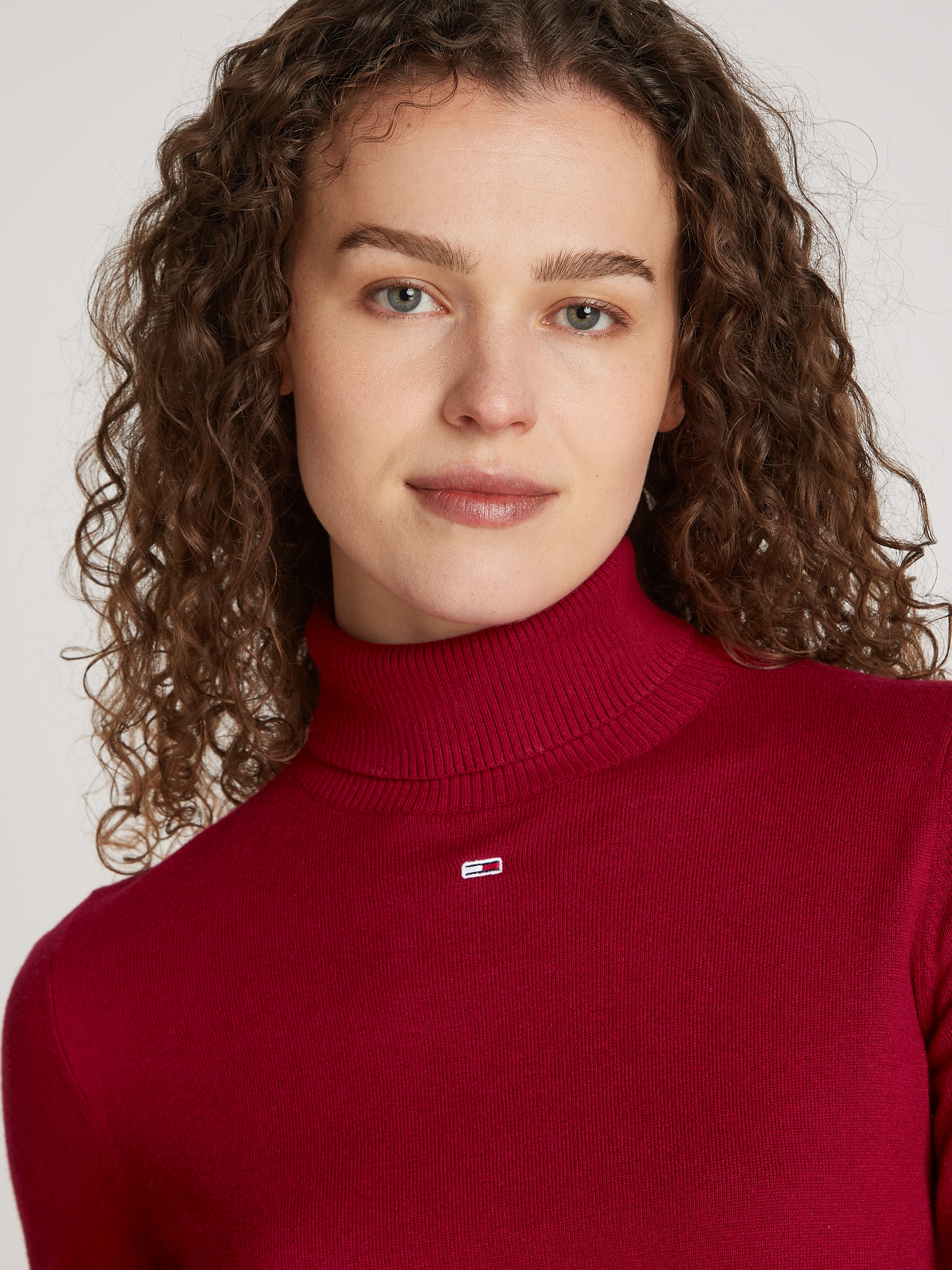 Tommy Jeans Curve Rollkragenpullover TJW ESSENTIAL TRTLNK SWEATER EXT mit R günstig online kaufen