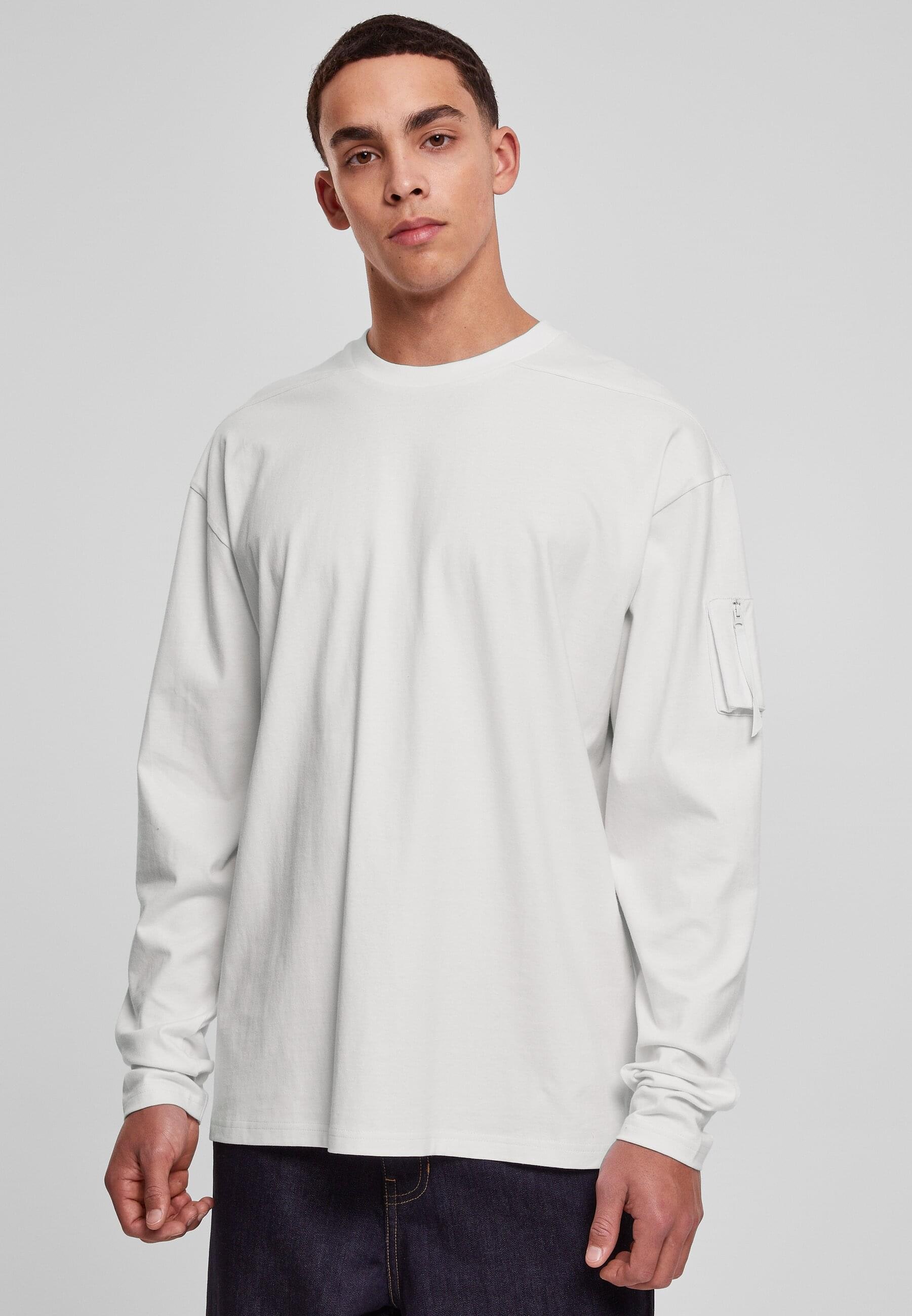 URBAN CLASSICS Longsleeve »Urban Classics Herren Sleeve Pocket Longsleeve«, (1 tlg.)