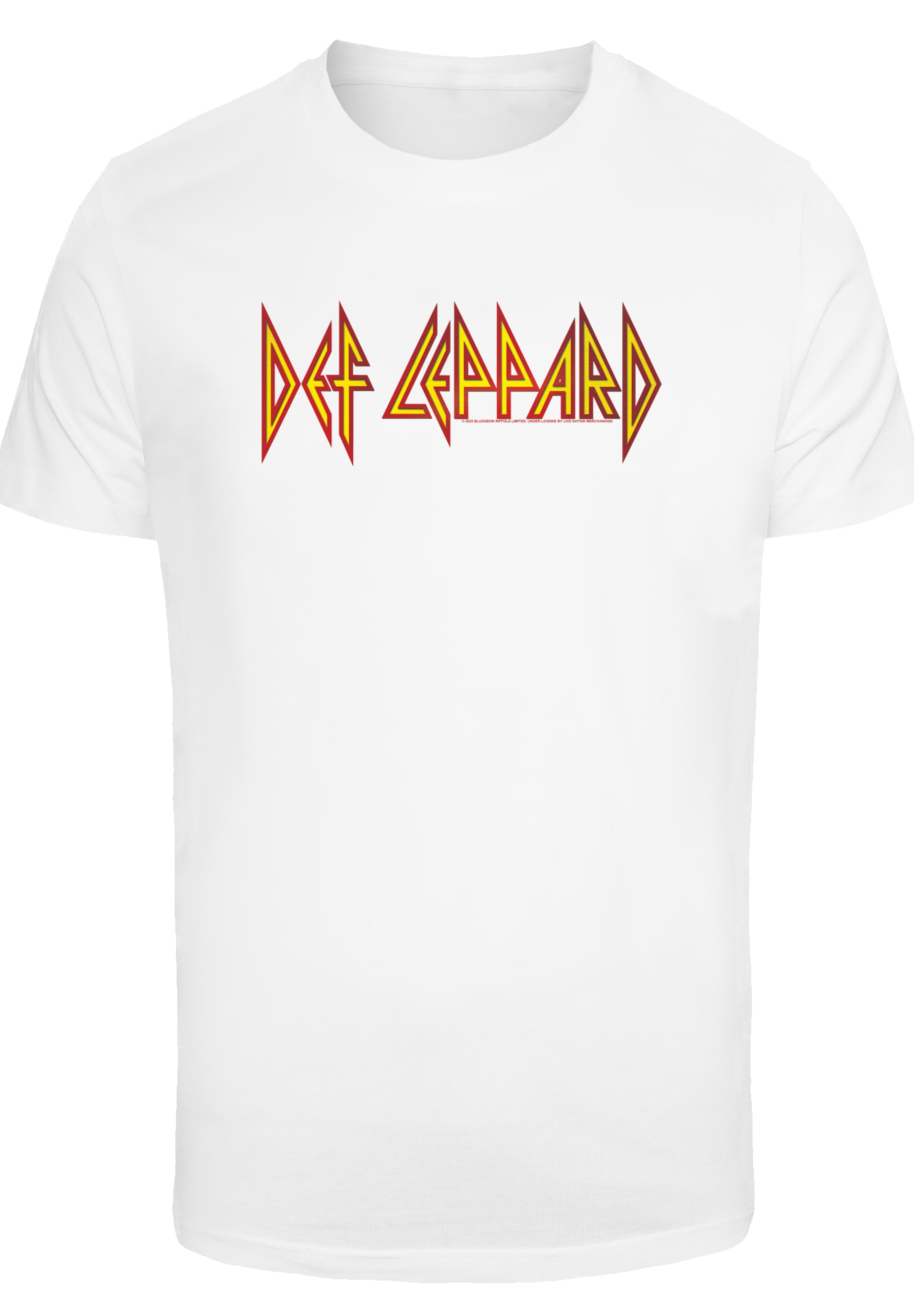 F4NT4STIC T-Shirt »Def Leppard Shatter Logo«, Premium Qualität