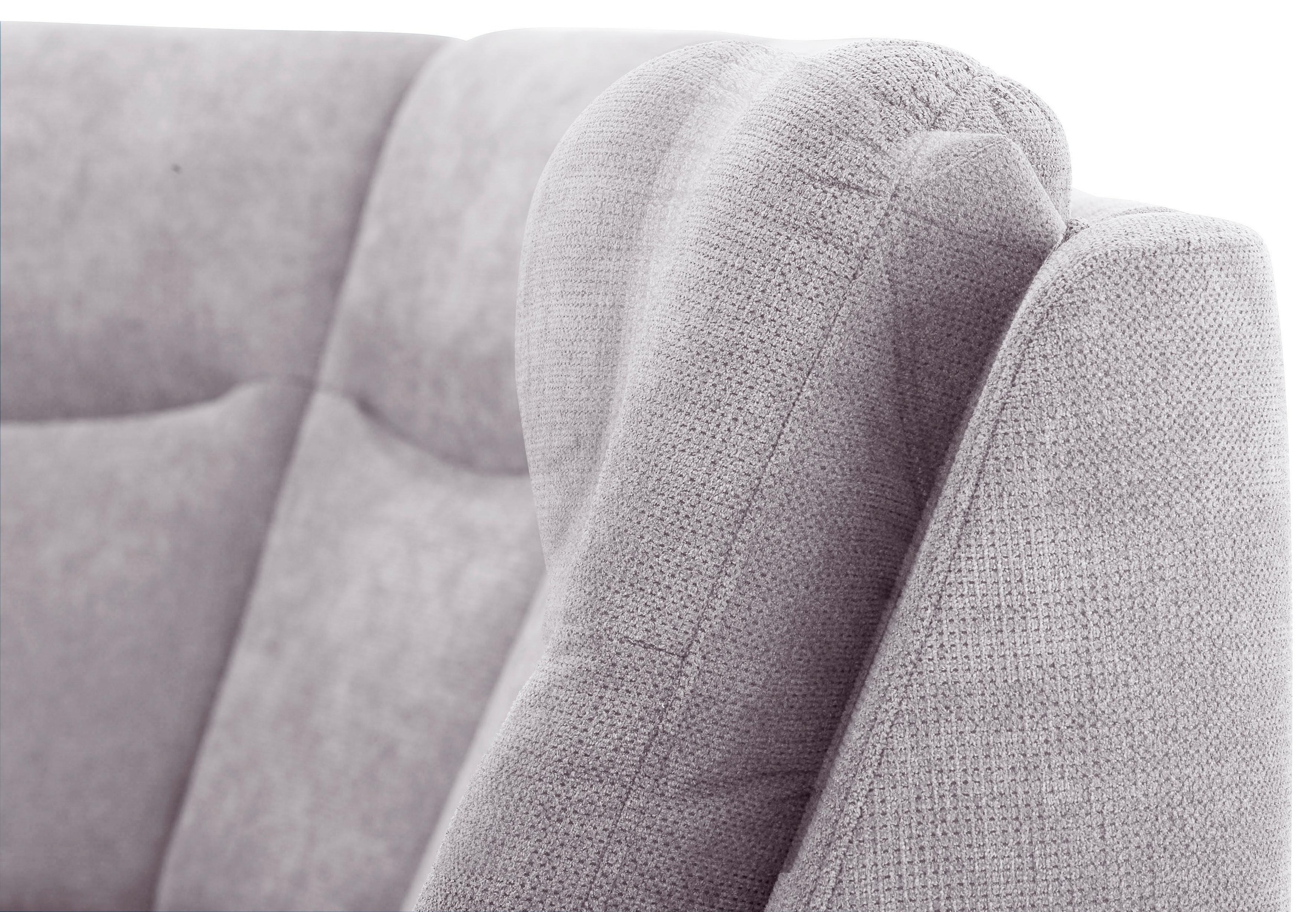 Home affaire Ecksofa »Boccaccio L-Form«, mit Federkern, incl. Kopfteilverstellung, wahlweise Bettfunktion