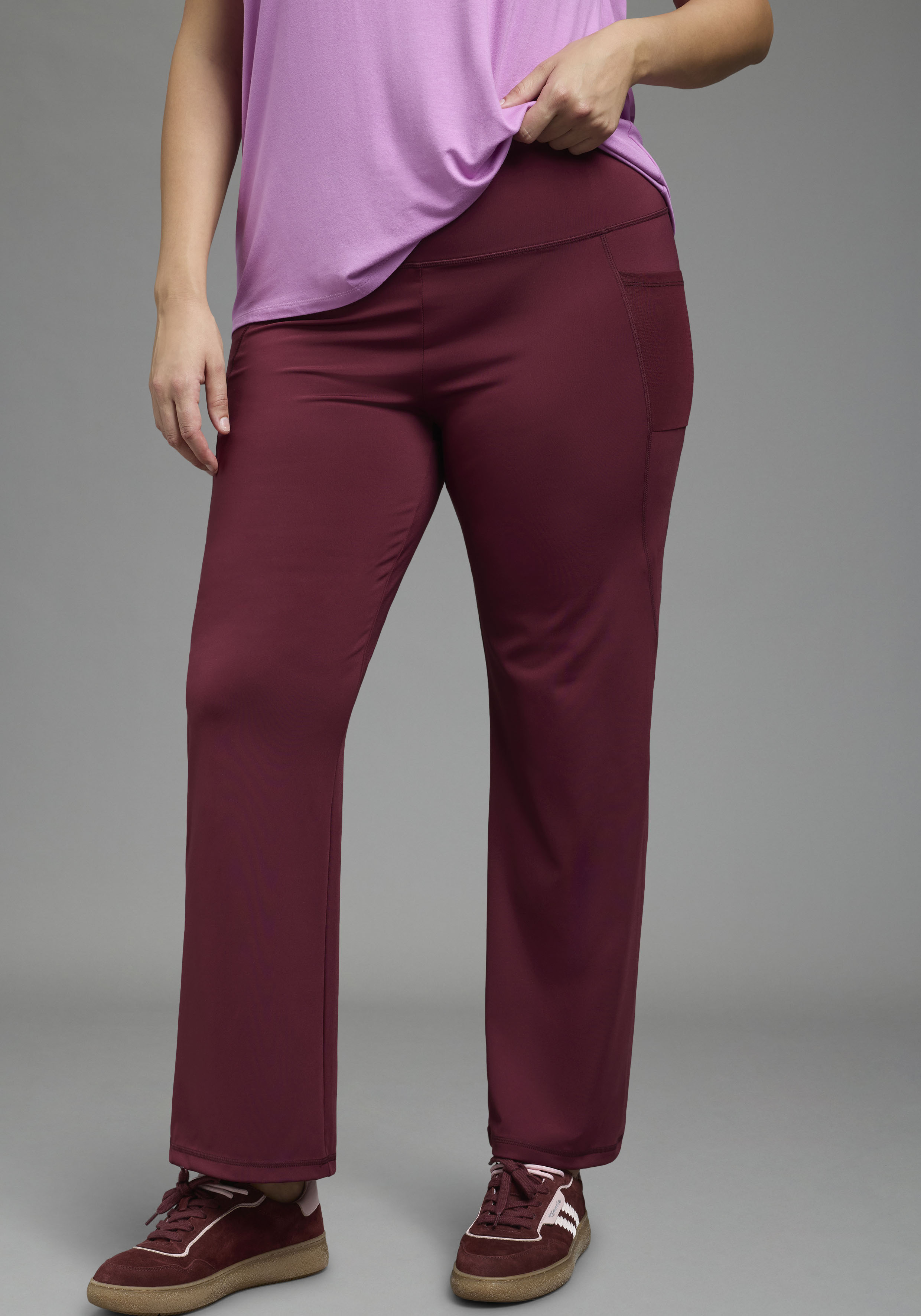 Laura Scott CURVE Leggings "Große Größen" viele Teilungsnähte für gute Passform