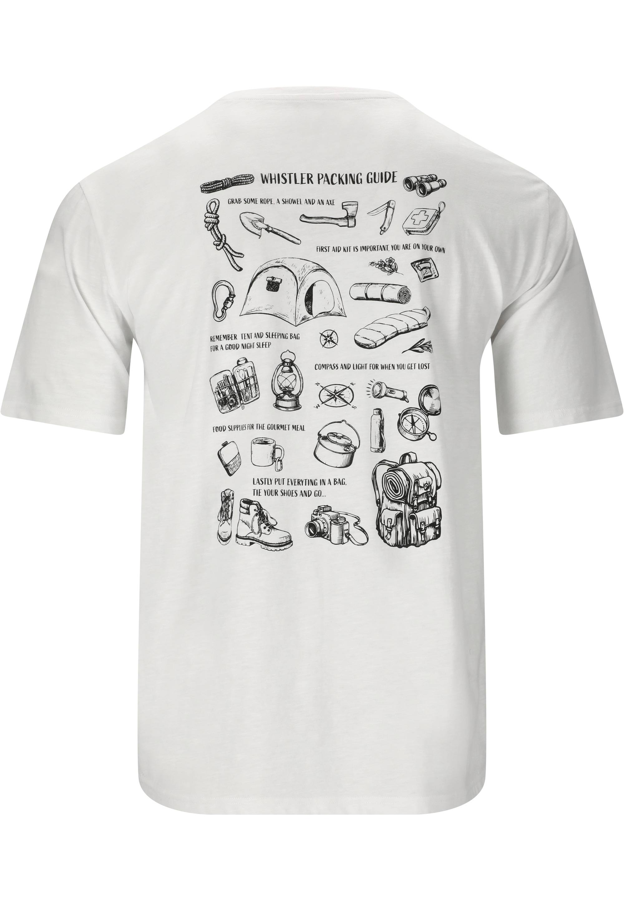 WHISTLER Funktionsshirt »Caloot«, mit coolem Print auf dem Rücken