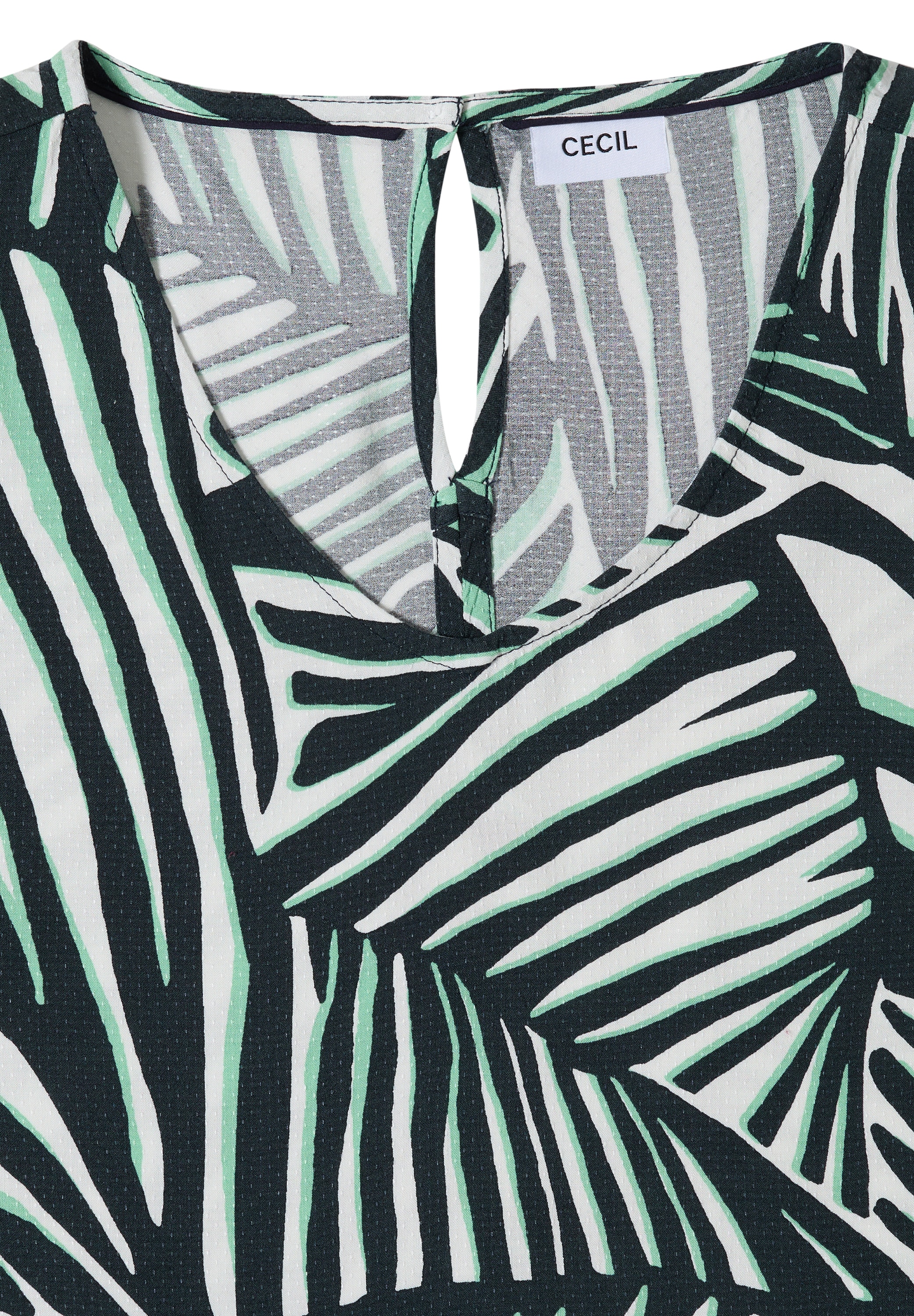 Cecil Shirtkleid Ohne Taschen aus Viskose