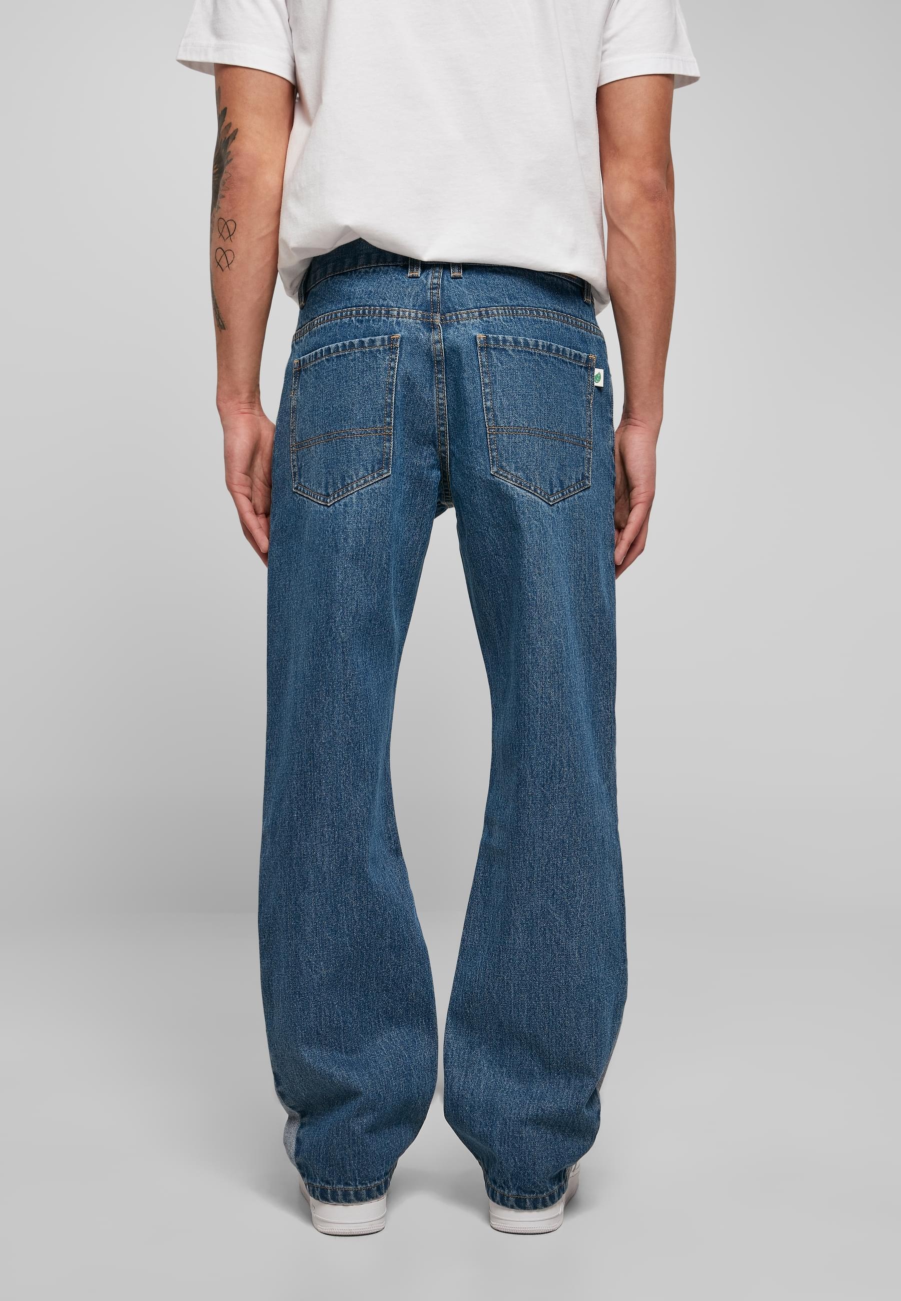 URBAN CLASSICS Bequeme Jeans »Urban Classics Herren Organic Triangle Denim«, (1 tlg.)