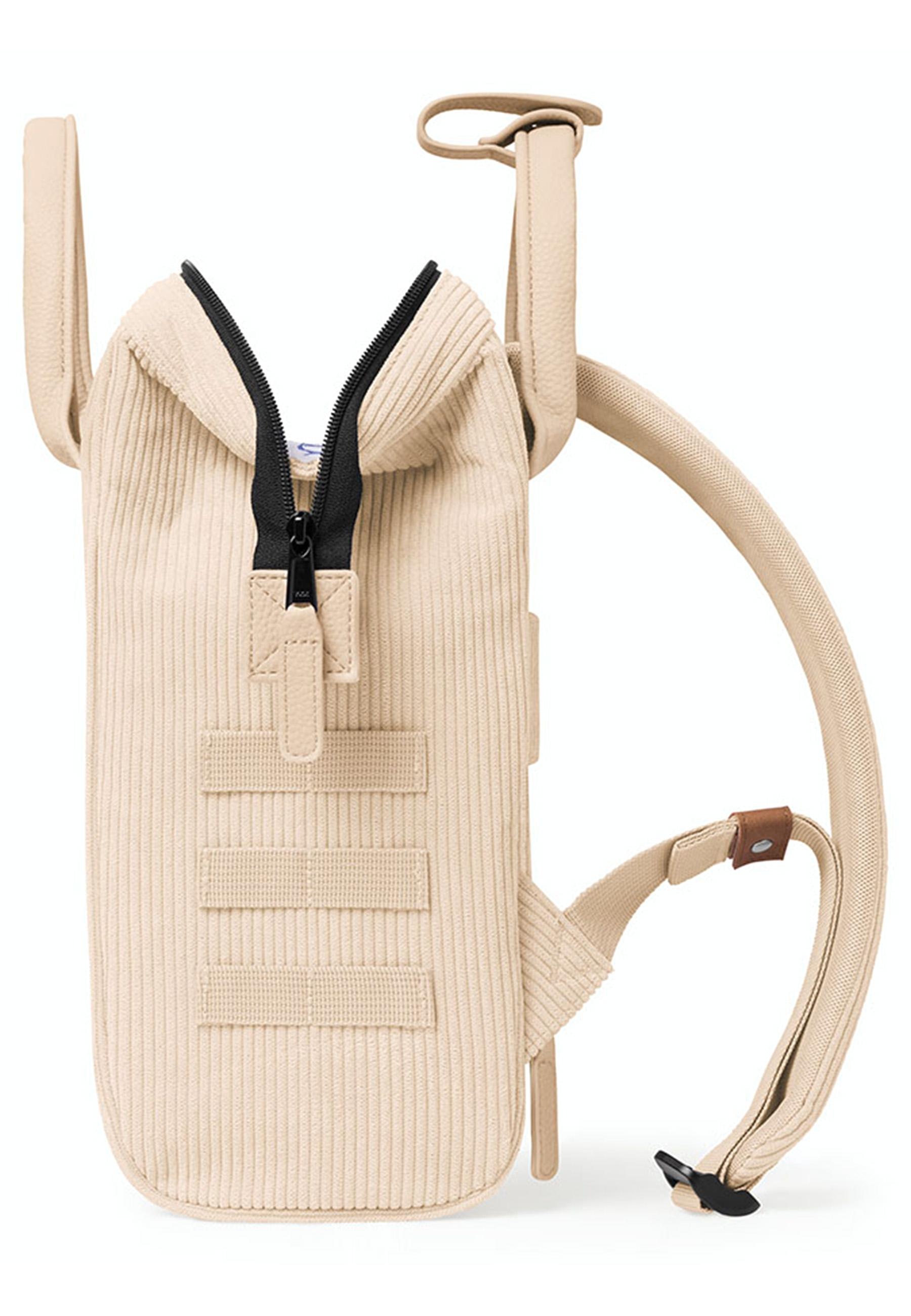 CABAIA Tagesrucksack »Adventurer S Cord Recycled« Cord-Rucksack mit austauschbaren Vordertaschen