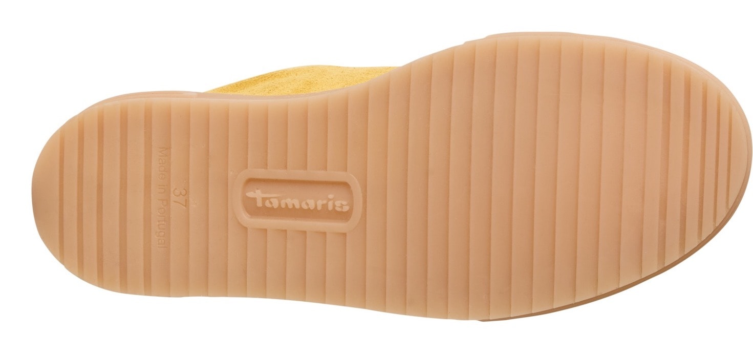 Tamaris Plateausneaker, Schnürschuh, Halbschuh, Freizeitschuh mit gepolstertem Schaftrand