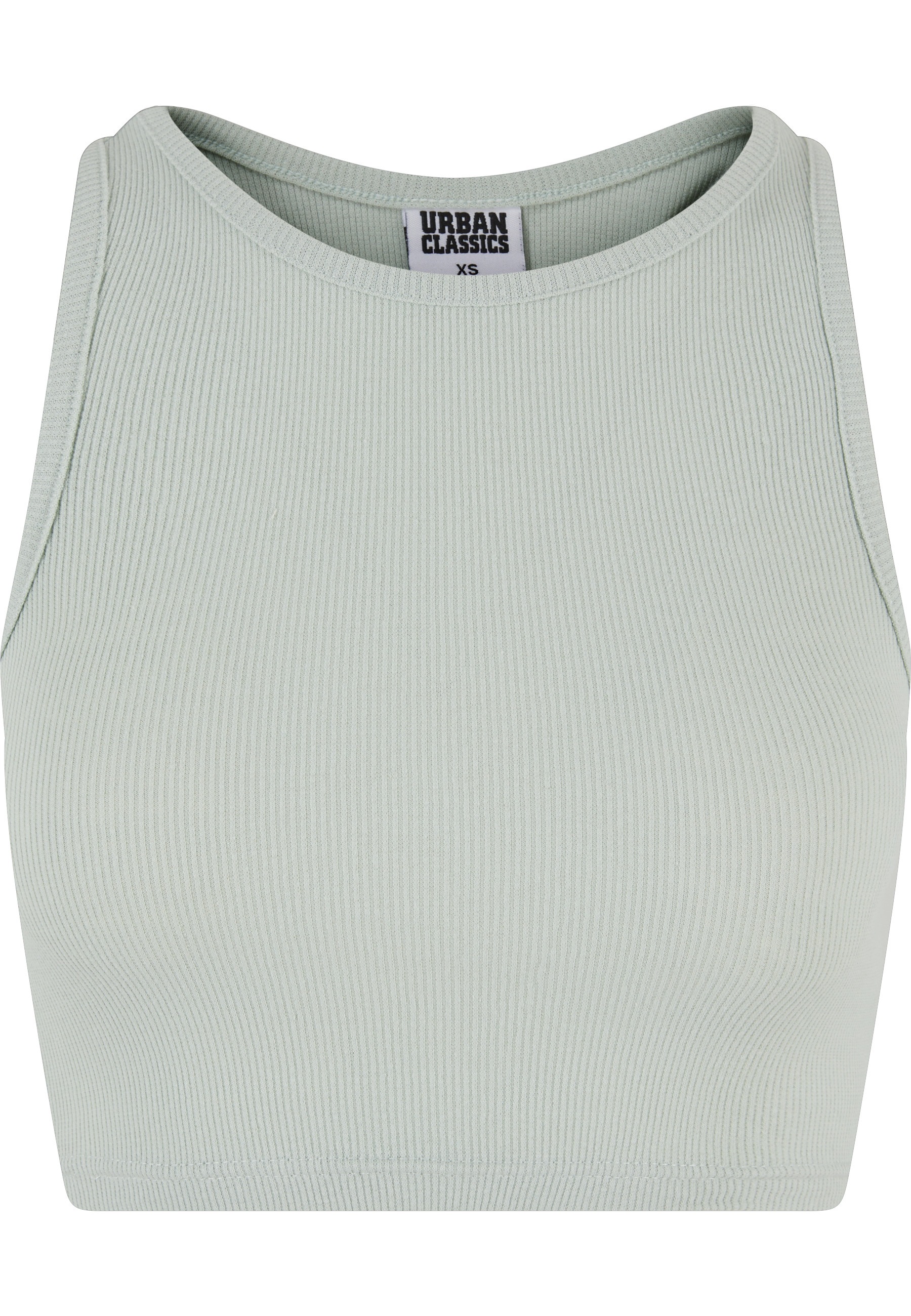 URBAN CLASSICS Muskelshirt "Urban Classics Damen Ladies Cropped Rib Top" 1