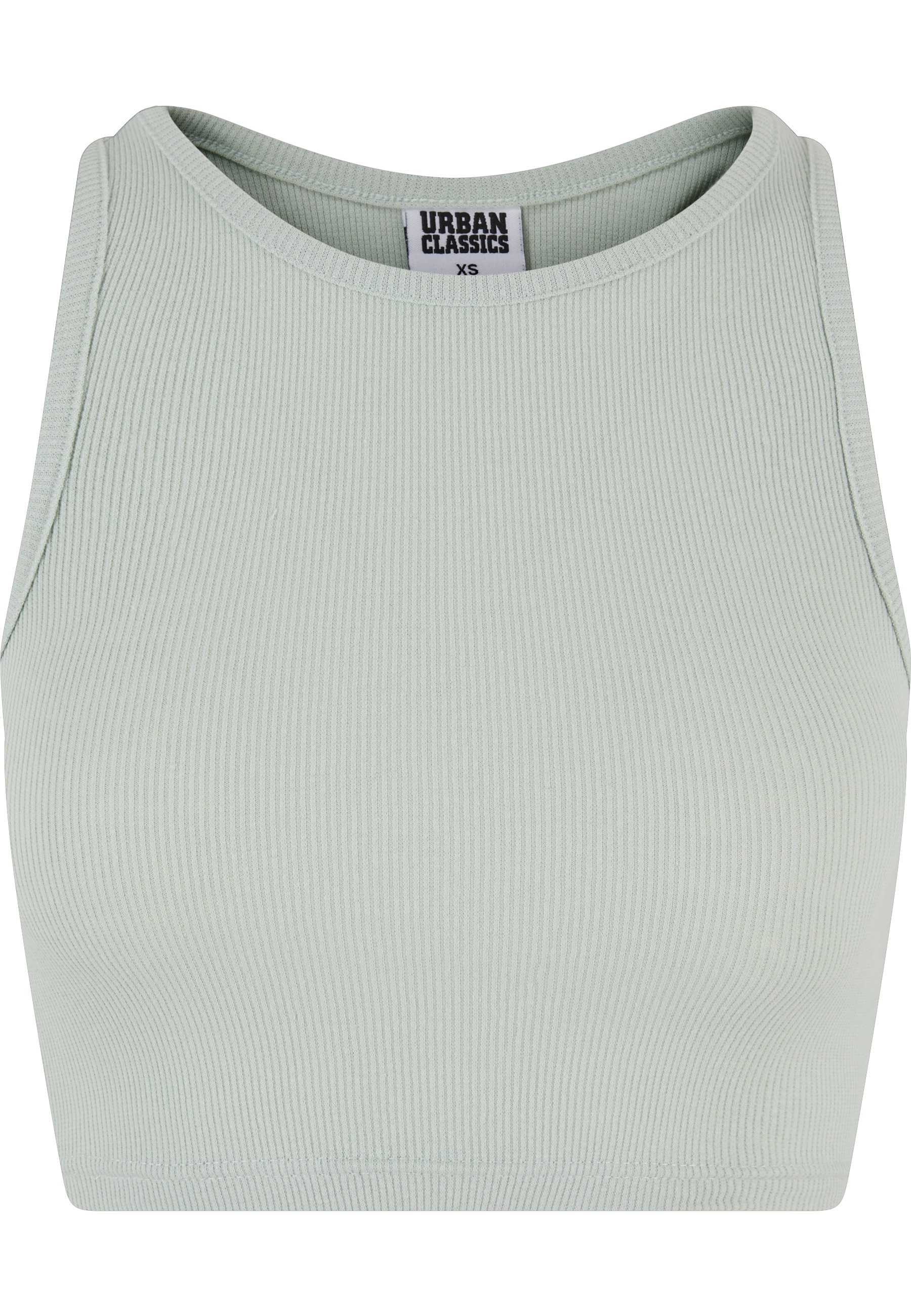 URBAN CLASSICS Tanktop "Urban Classics Damen Ladies Cropped Rib Top" 1 Stk. günstig online kaufen