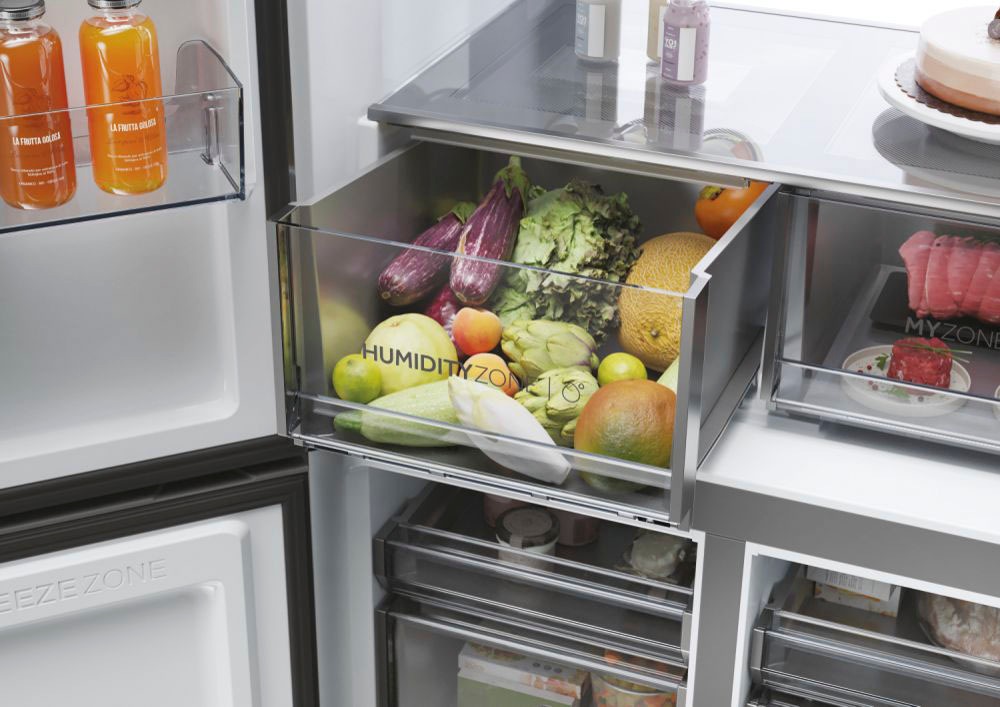 Haier Multi Door CUBE 90 SERIE 7 »HCR79F19ENMM«, 191 cm hoch, 91 cm breit, HumidityZone, Total No Frost