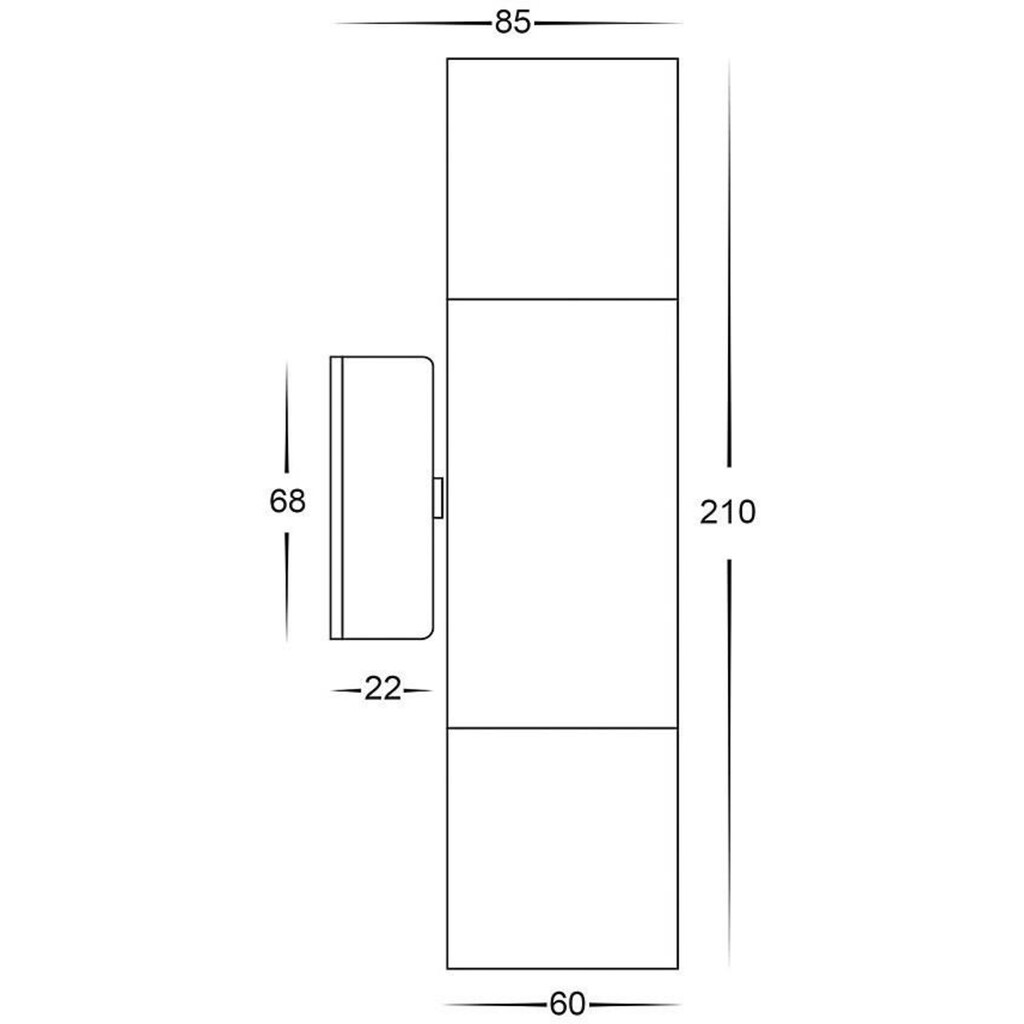 Havit Lighting Wandleuchte »TIVAH«, 2 flammig-flammig