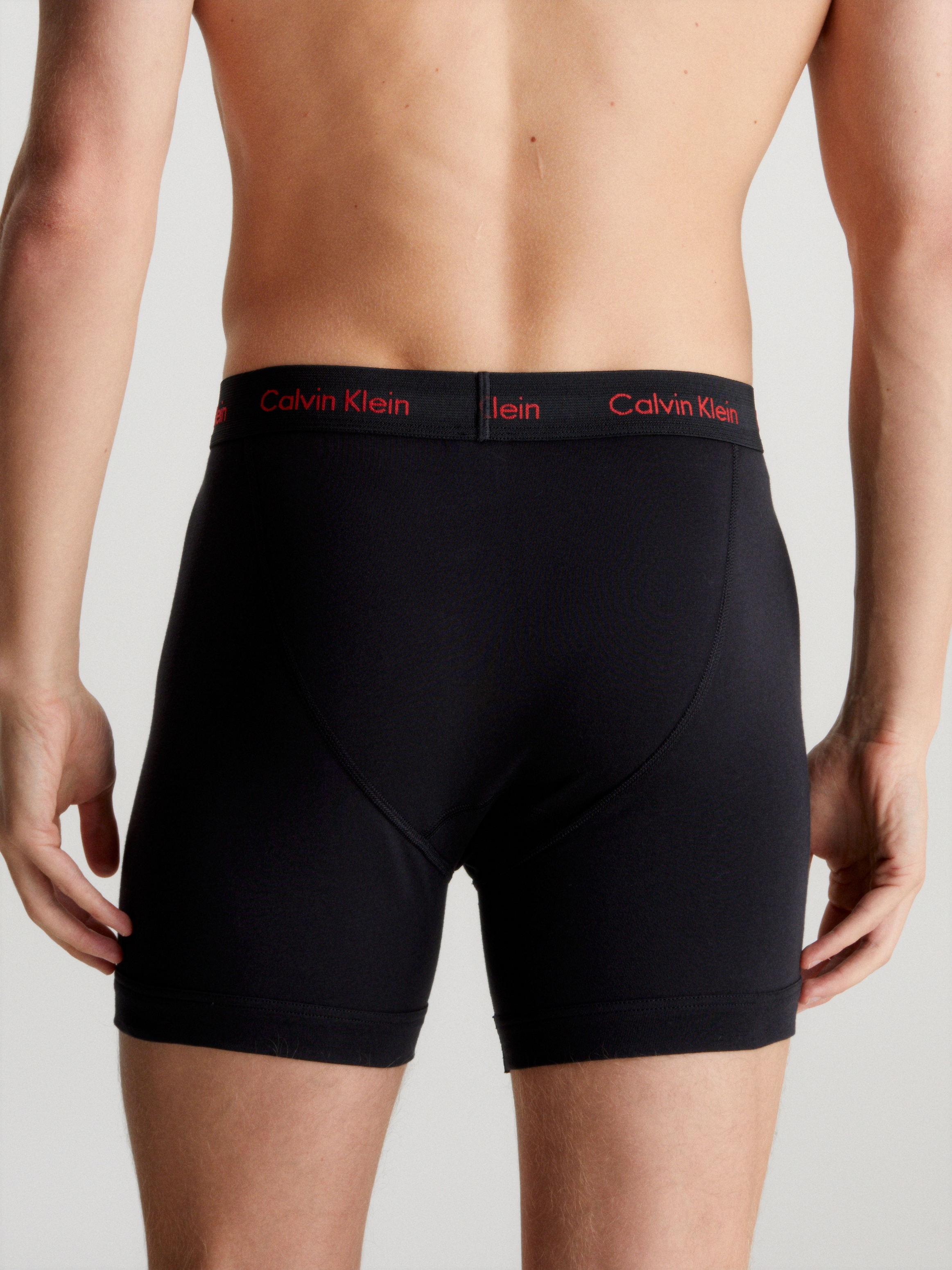 Calvin Klein Underwear Boxer »BOXER BRIEF 3PK«, (Packung, 3 St., 3er), mit praktischem Eingriff