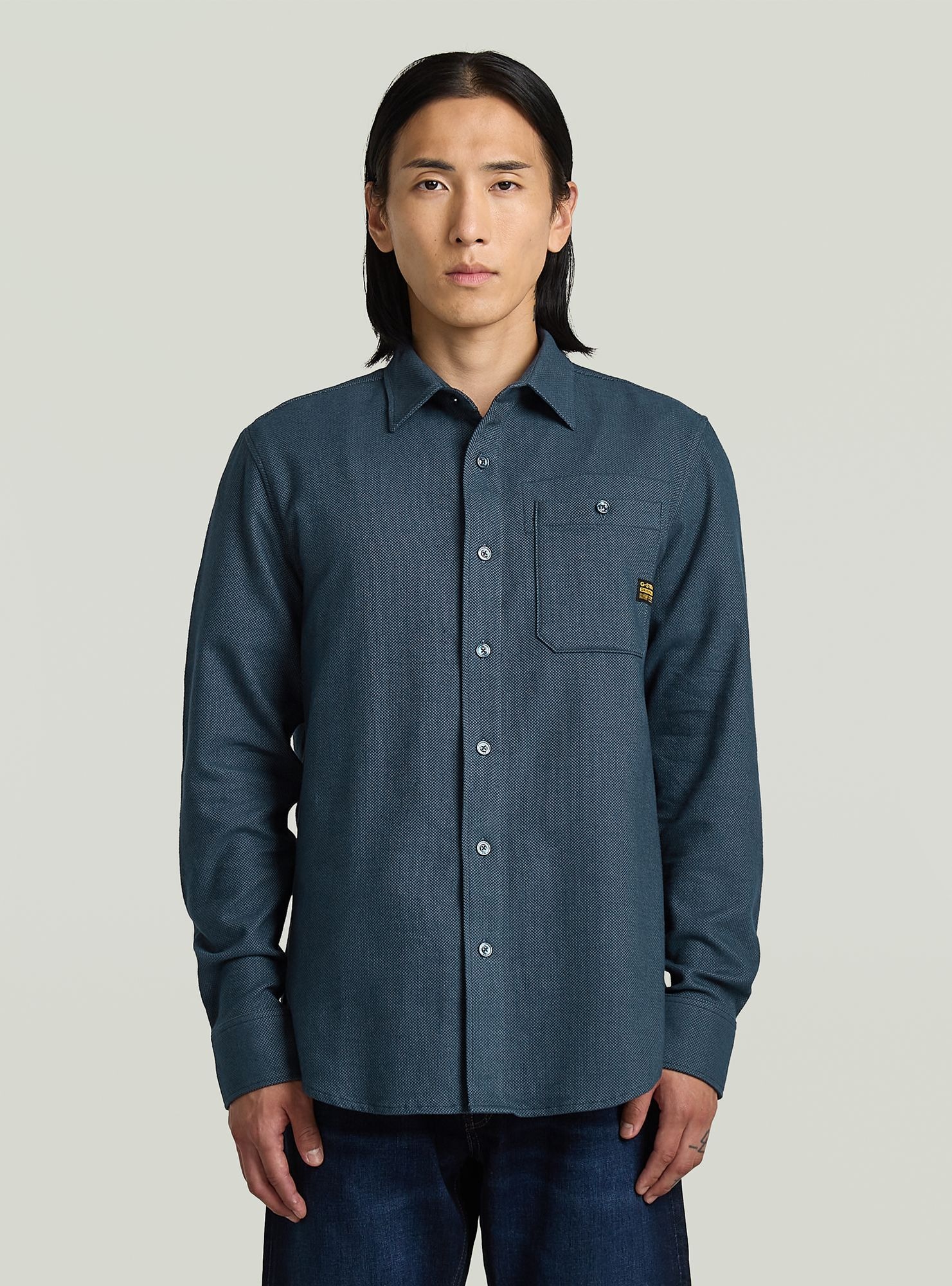 G-STAR Langarmshirt "Bristum 2.0 Slim Hemd" günstig online kaufen