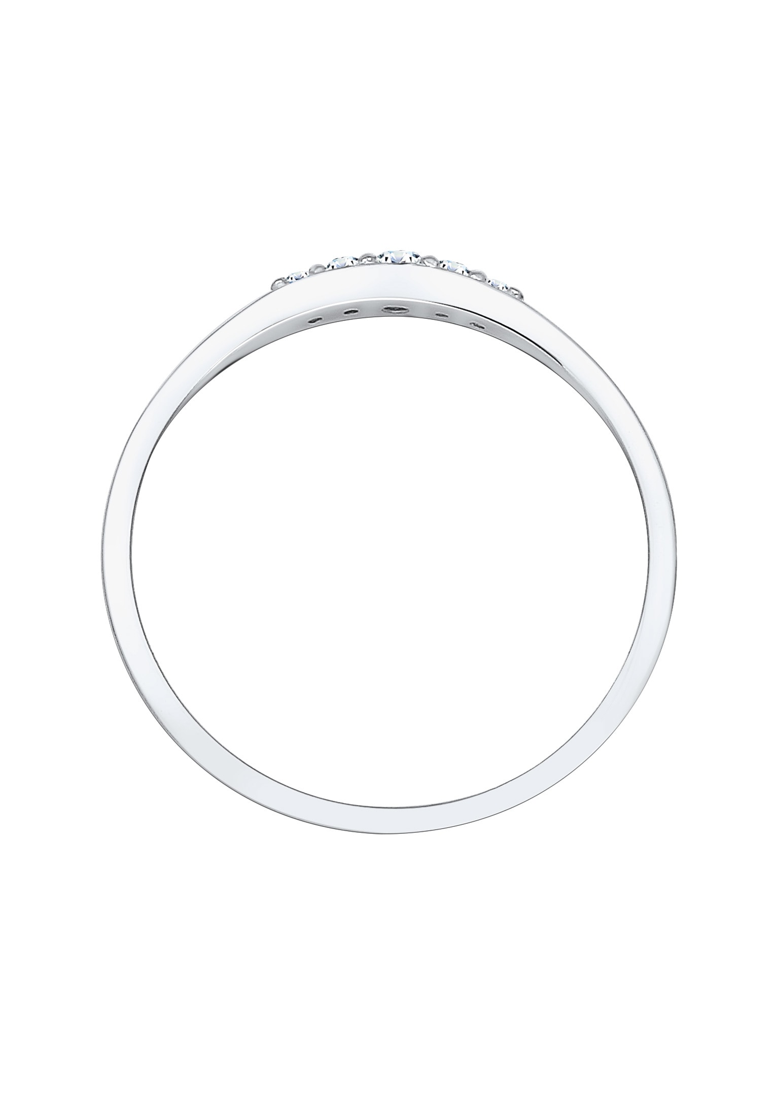 Elli DIAMONDS Verlobungsring »Verlobungsring Diamant (0.09 ct) 925 Silber«