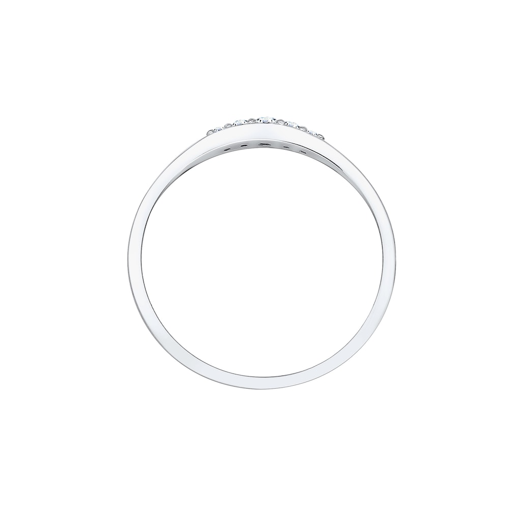 Elli DIAMONDS Verlobungsring »Verlobungsring Diamant (0.09 ct) 925 Silber«