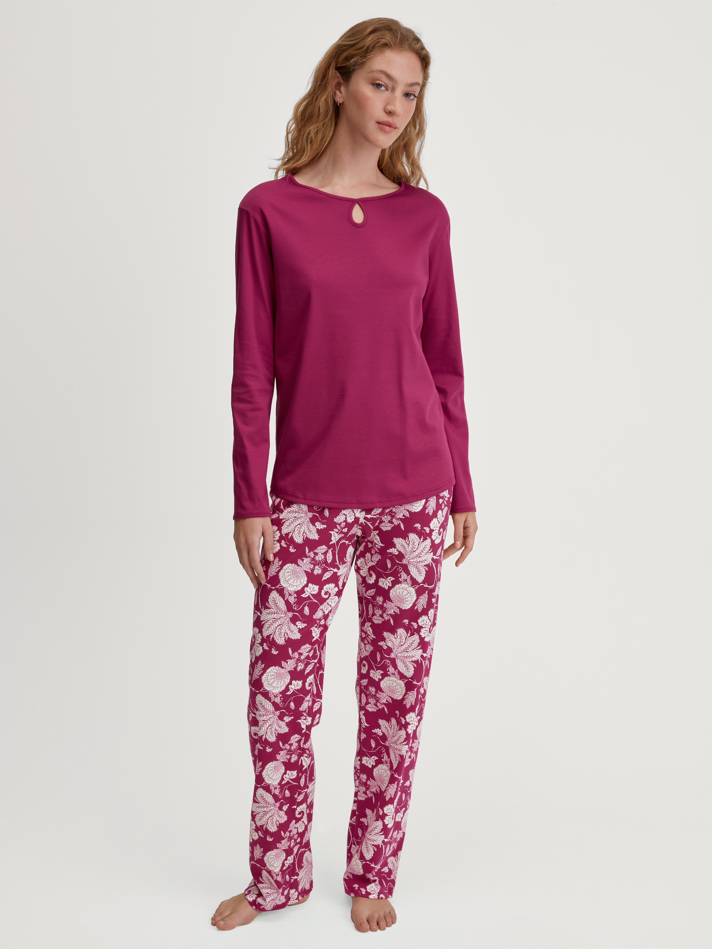 CALIDA Schlafanzug "Sweet Dreams" 2 Stk. tlg., lockere Passform, Rundhals, günstig online kaufen