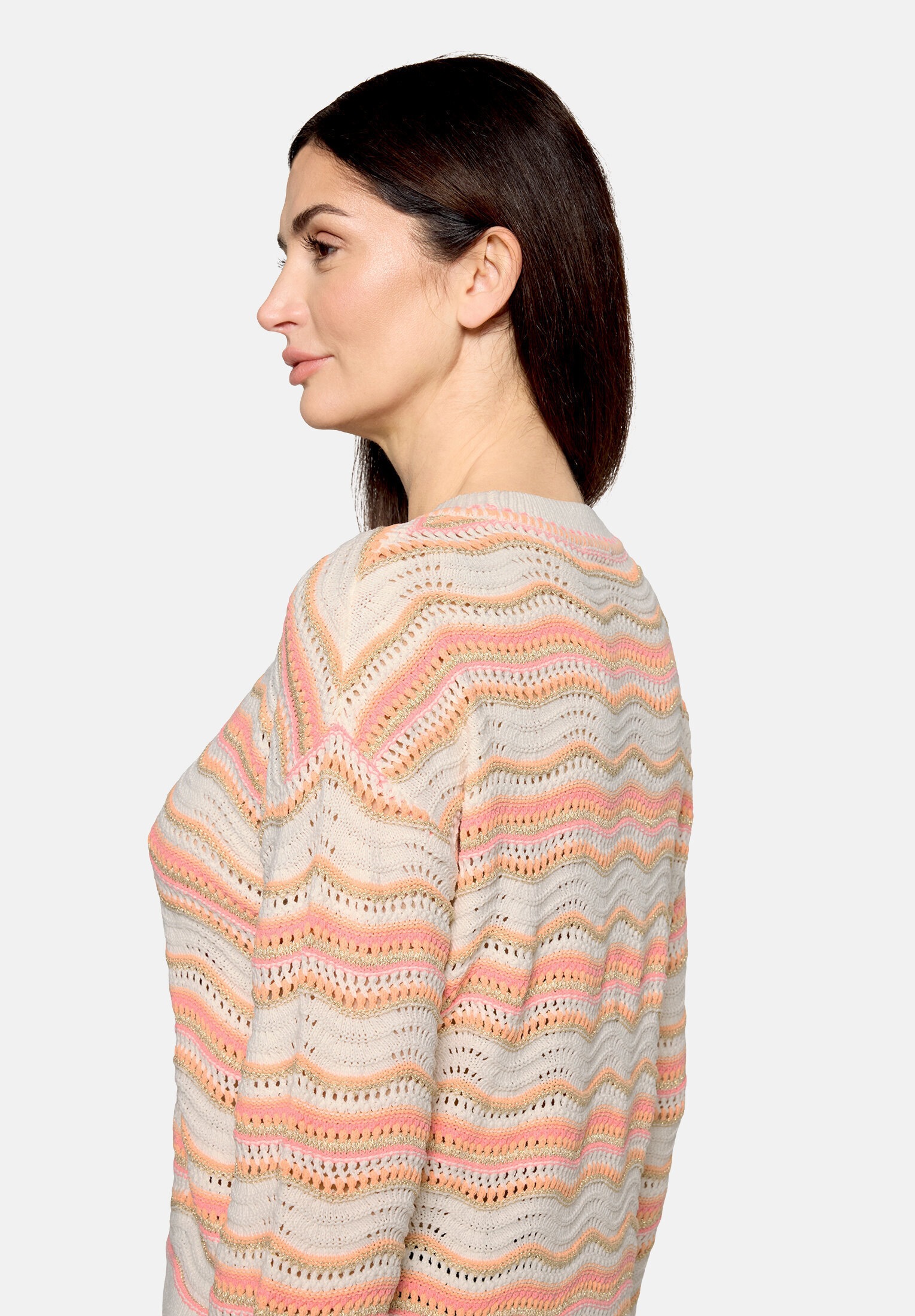 Cartoon Strickpullover »Damen mit Rundhalsausschnitt« 1 tlg.