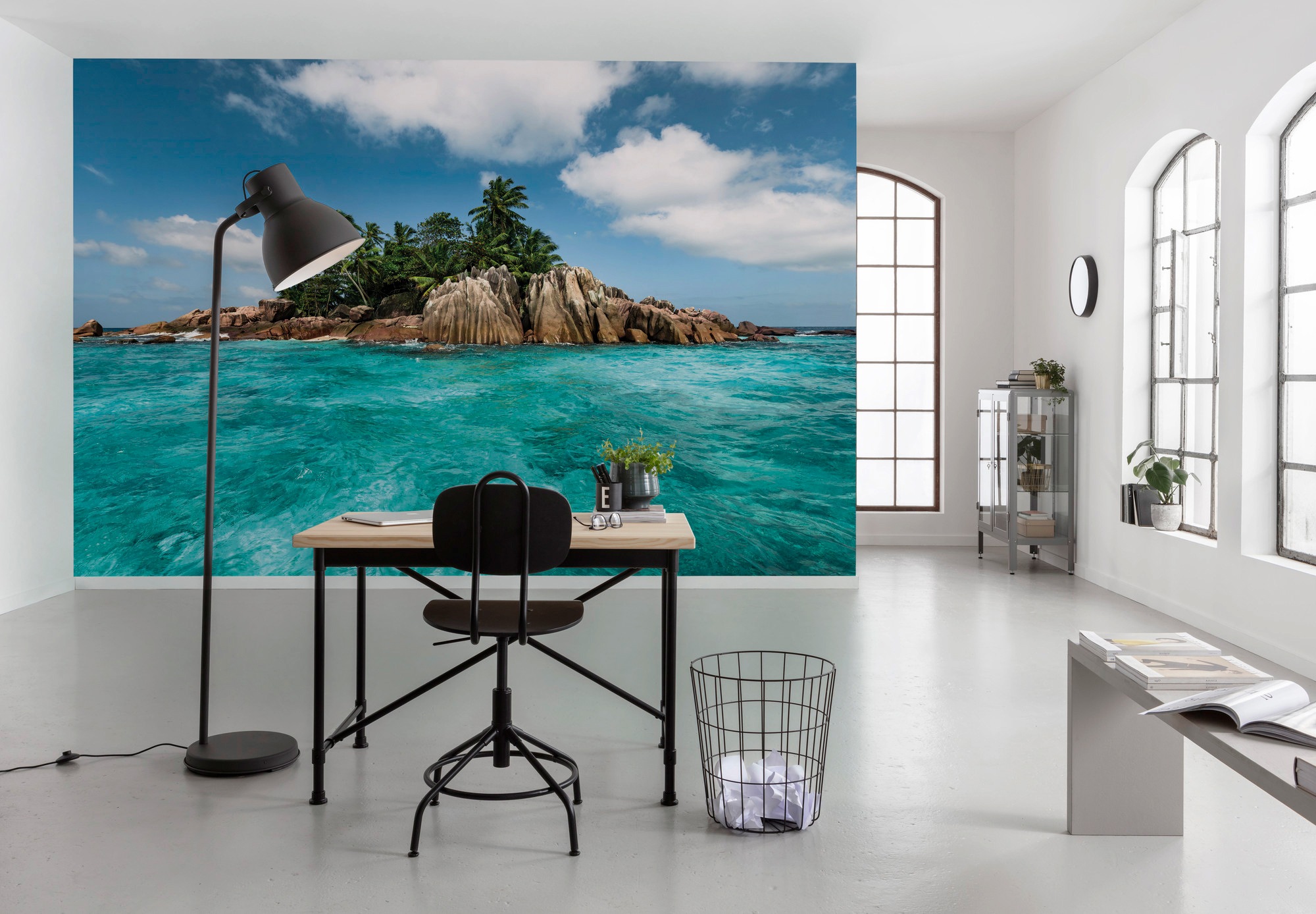Komar Vliestapete »Digitaldruck Vlies -  Schatzinsel - Größe 450 x 280 cm« bedruckt glatt Wohnzimmer, Schlafzimmer