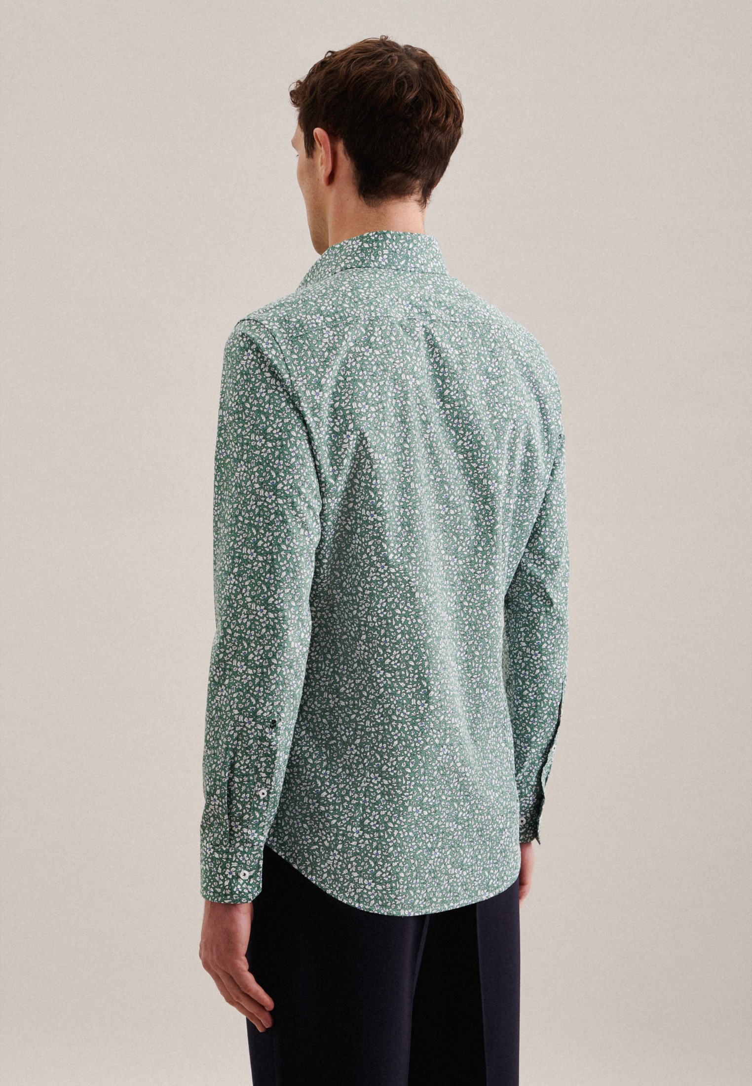 seidensticker Businesshemd "Slim" Slim 1/1 Kentkragen Floral günstig online kaufen