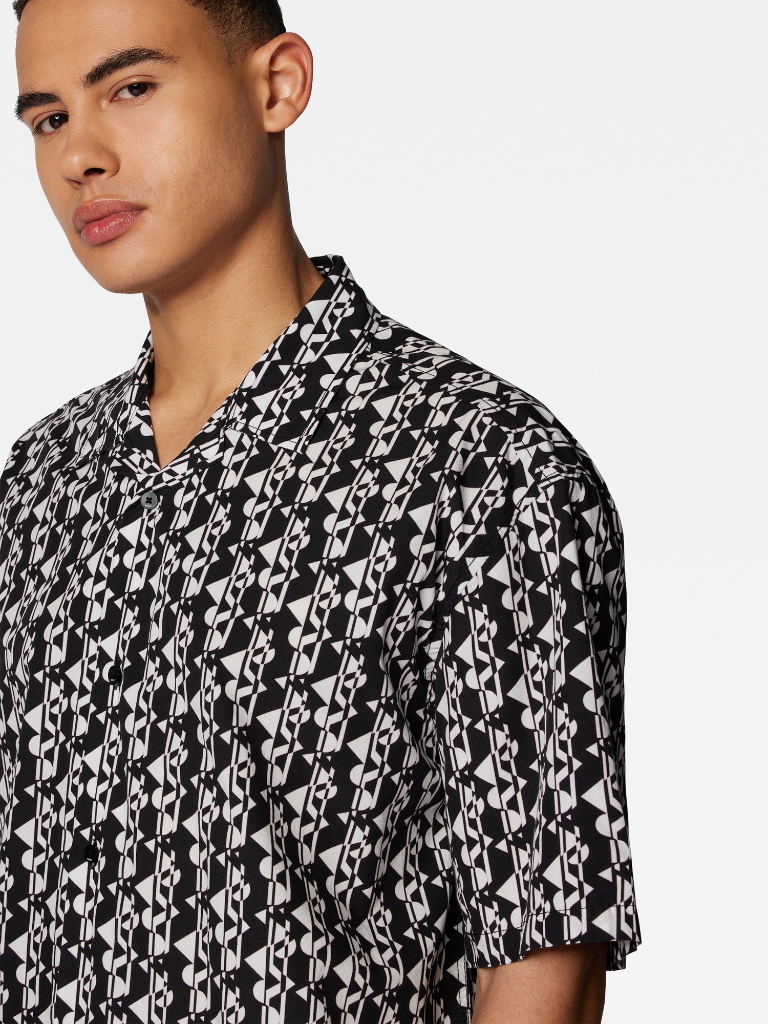 Mavi Langarmhemd »PRINTED SHIRT«, Kurzarmhemd