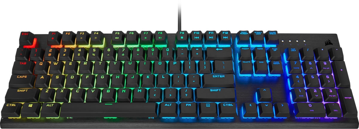 Corsair Gaming-Tastatur, (Multimedia-Tasten)