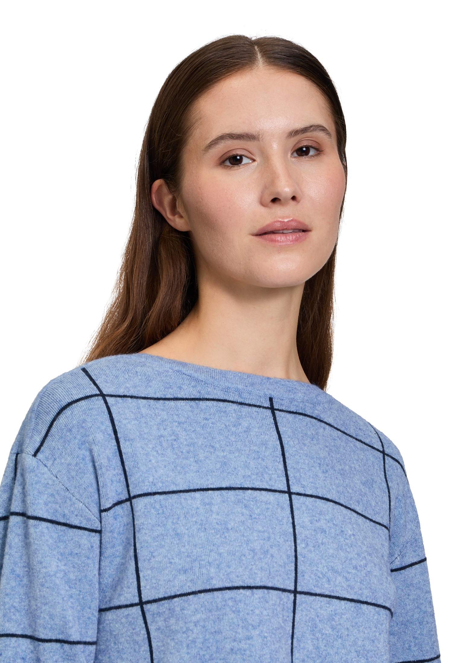 Betty Barclay Strickpullover »Betty Barclay Damen Strickpullover langarm«, (1 tlg.), Saumschlitz