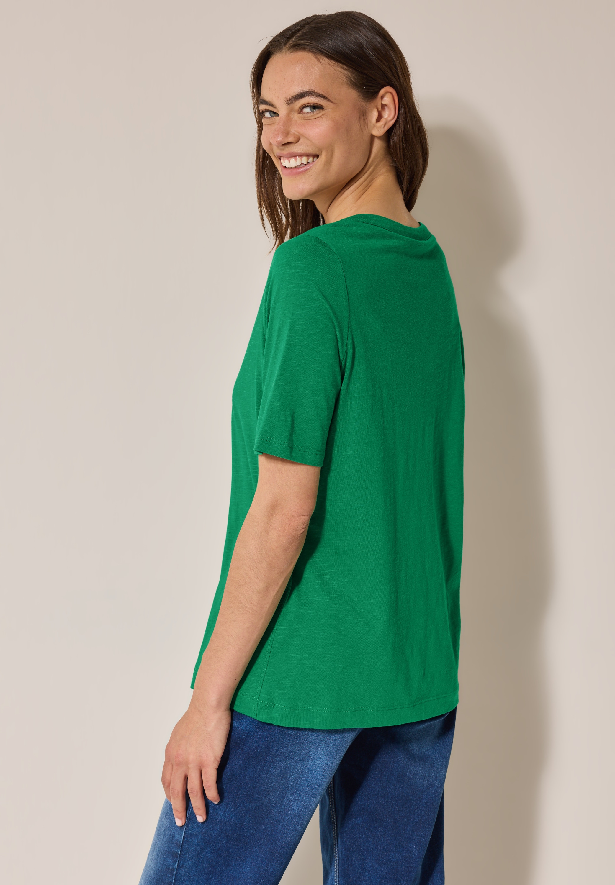 Cecil T-Shirt, in Unifarbe