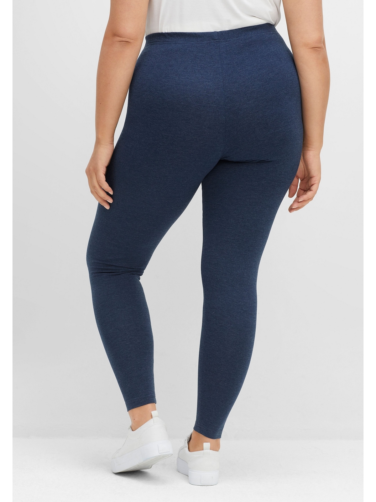 Größen«, Sheego hautfreundlichem für Leggings aus bestellen »Große | Baumwoll-Mix BAUR