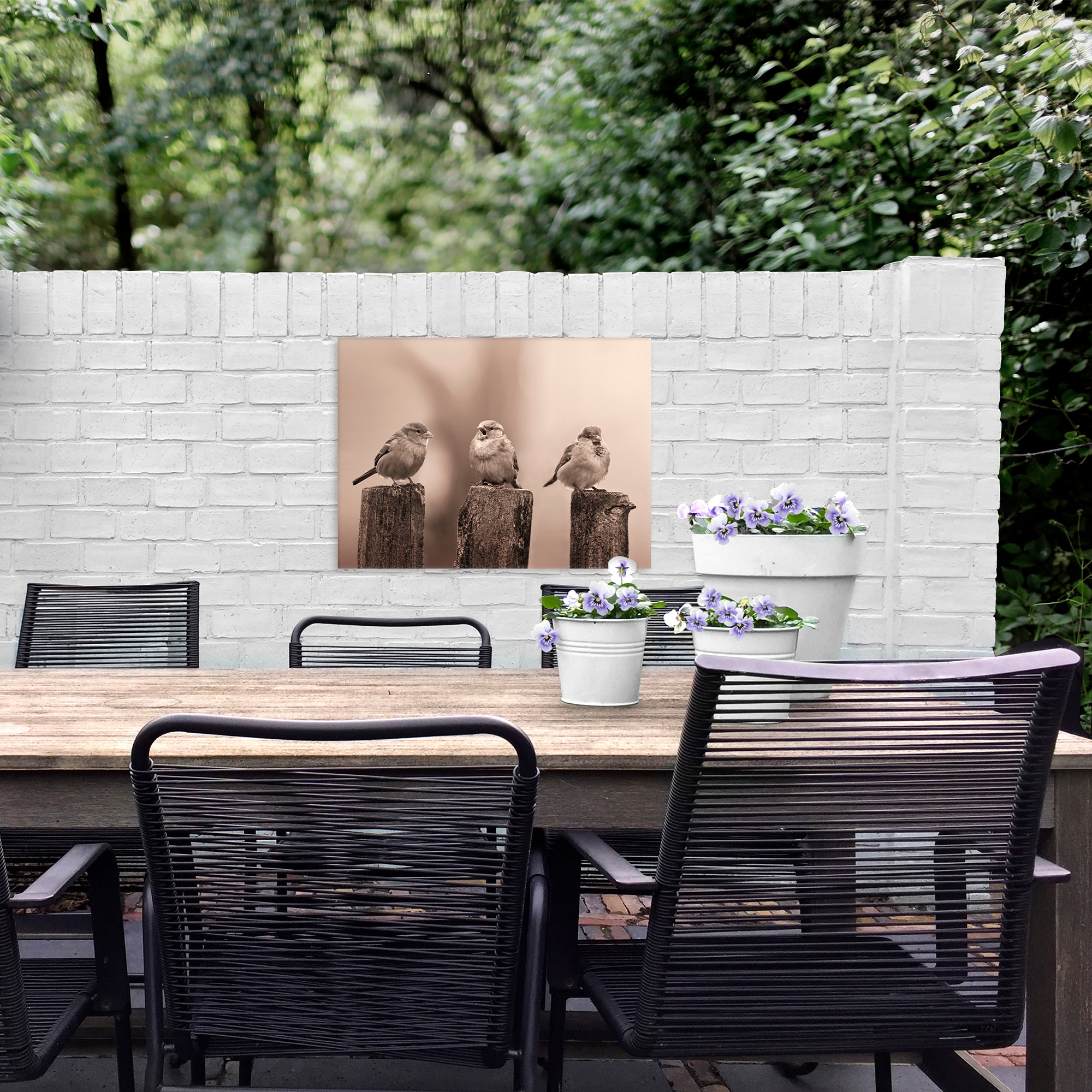 Art for the home Leinwandbild »Outdoor Vogel 50x70cm«, Landschaften, (1 St.)