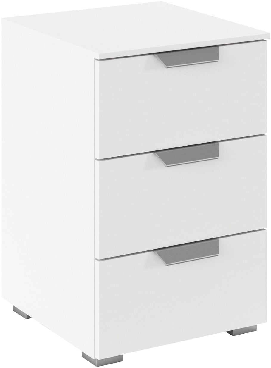 rauch Nachtkommode "Nachttisch Nachtkonsole ORIAS in Dekor- oder Hochglanzfront" Breite 40 cm, mit eleganter Dekor- oder Hochglanzfront, mit 3 geräumigen Schubladen für viel Stauraum MADE IN GERMANY