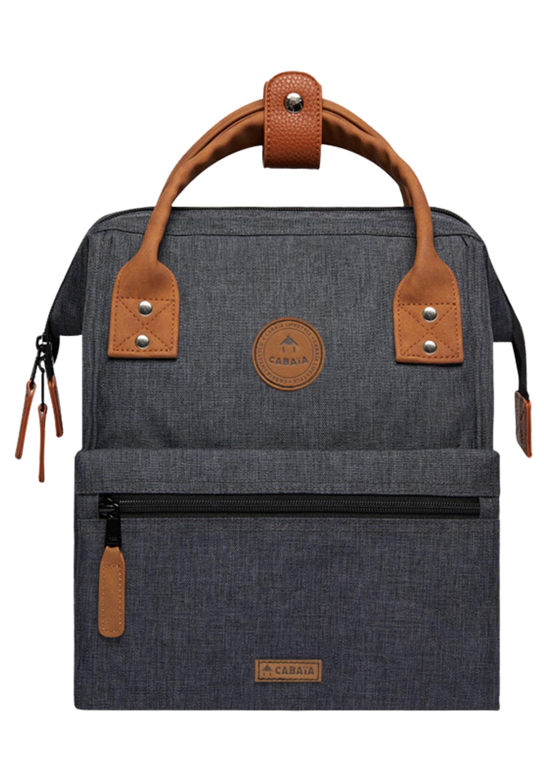 CABAIA Tagesrucksack »Small«, Cityrucksack mit austauschbaren Vordertaschen